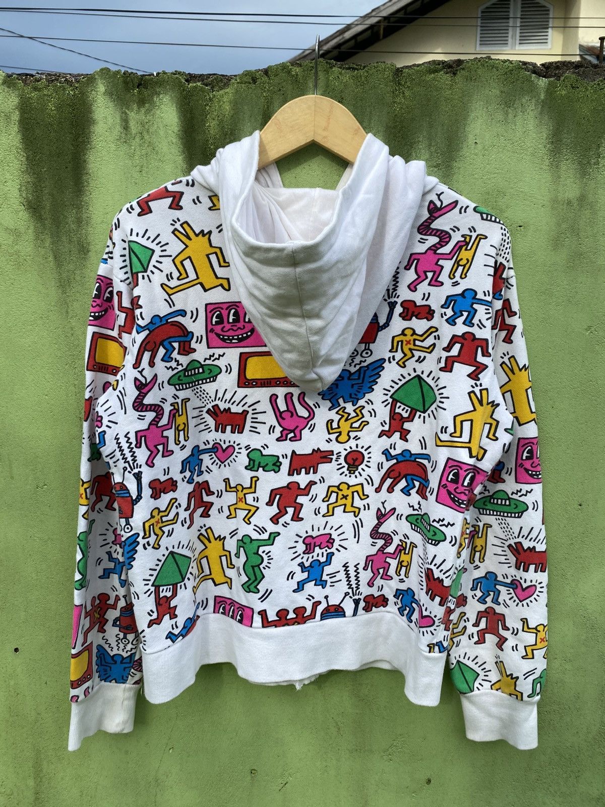 Keith Haring BIGBANG X Keith Haring Hoodie Full Print Colorful Iconic Art Size US L / EU 52-54 / 3 - 2 Thumbnail