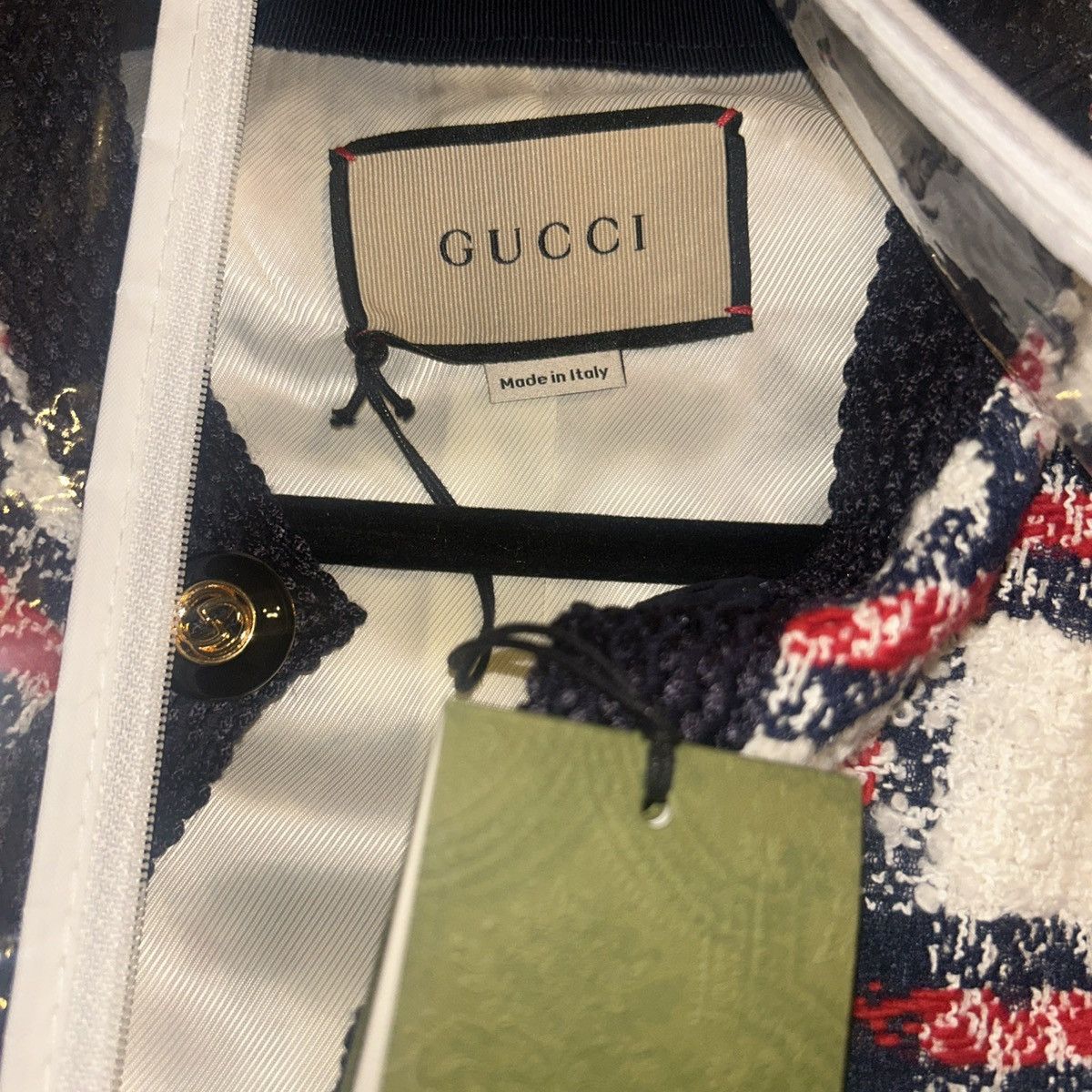 Gucci Gucci GG Button Web Wool Blend Tweed Jacket 660820 Size M / US 6-8 / IT 42-44 - 12 Thumbnail