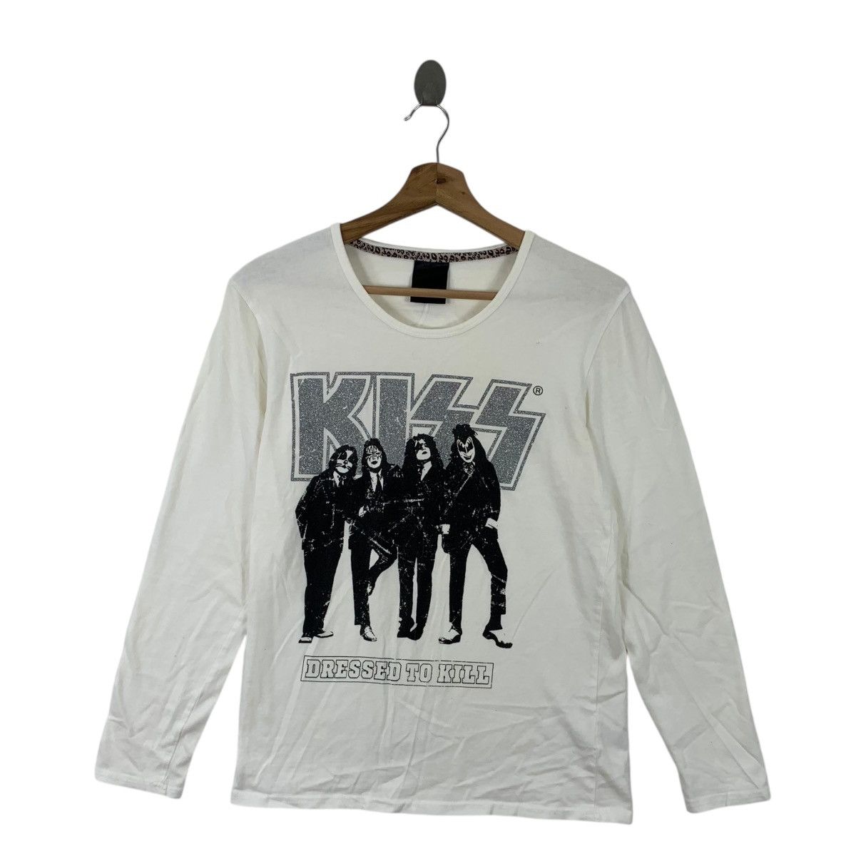 Band Tees KISS BAND Dressed To Kill Tour Promo Tee Shirt Top Size M / US 6-8 / IT 42-44 - 1 Thumbnail