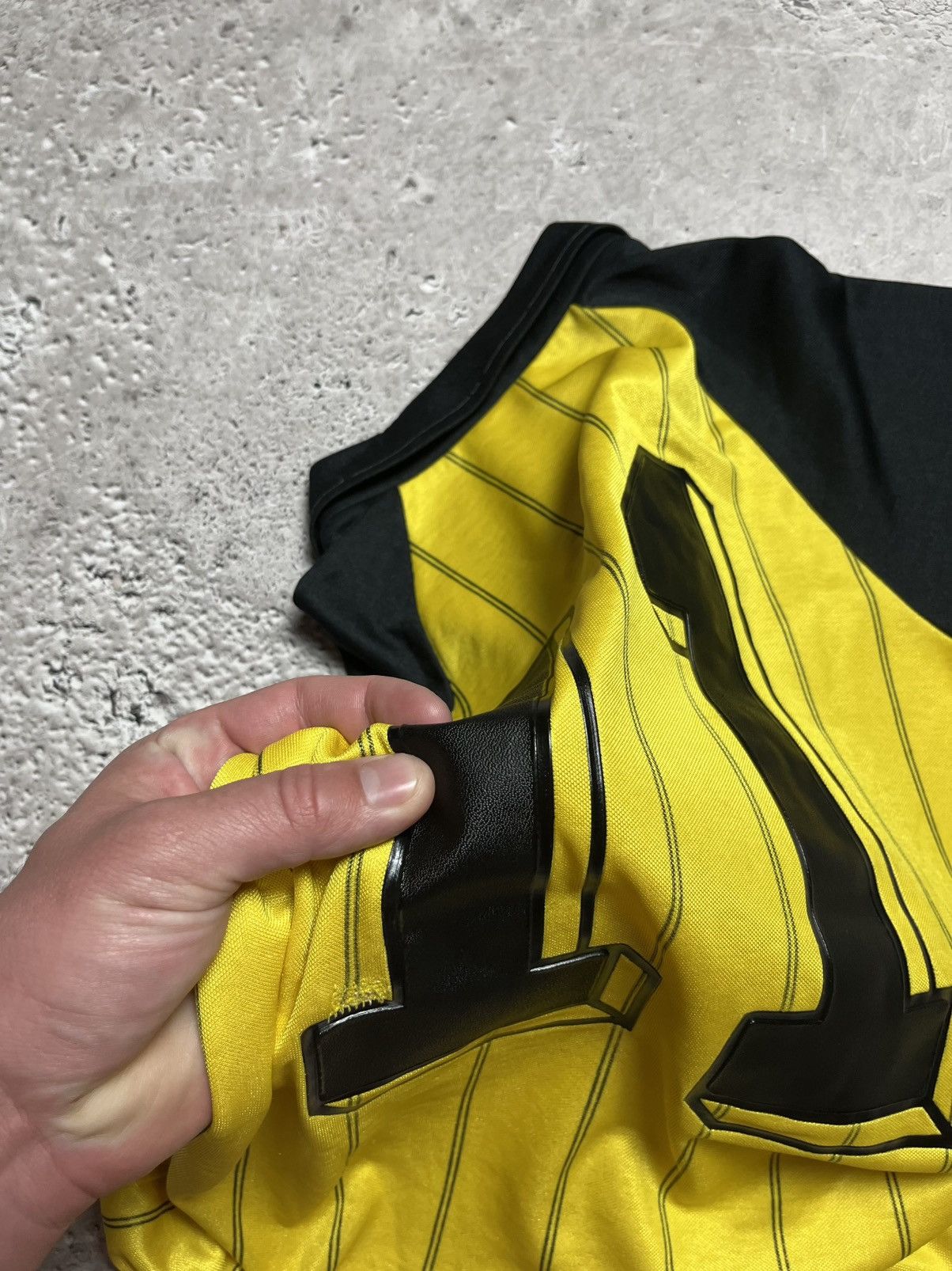 Erima × Vintage Vintage Erima Football Jersey Made in Western Germany Yellow Size US S / EU 44-46 / 1 - 14 Thumbnail