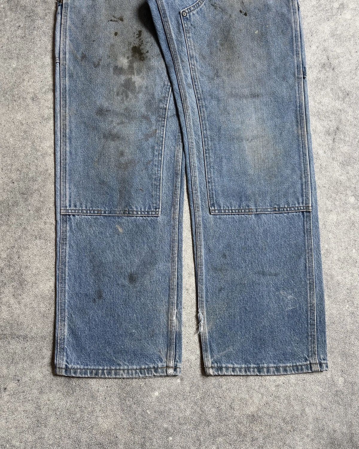 Carhartt Vintage Faded Denim Carhartt Double Knee Pants Size US 32 / EU 48 - 4 Thumbnail