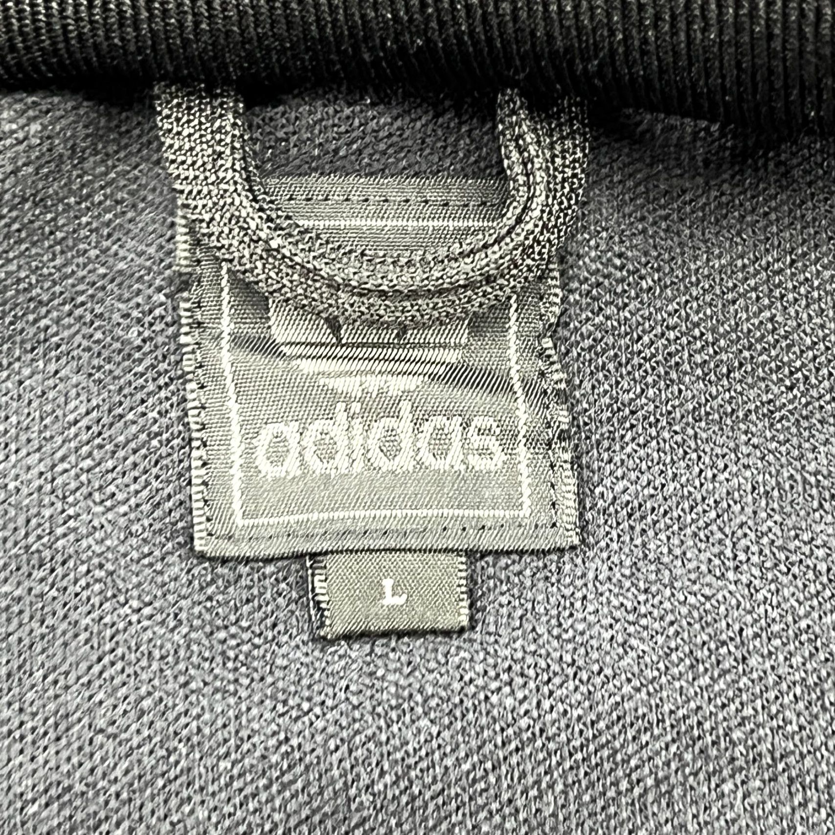 Adidas VINTAGE adidas Track Jacket Black Trefoil Football Large Full Zip Mens L Size US L / EU 52-54 / 3 - 5 Thumbnail