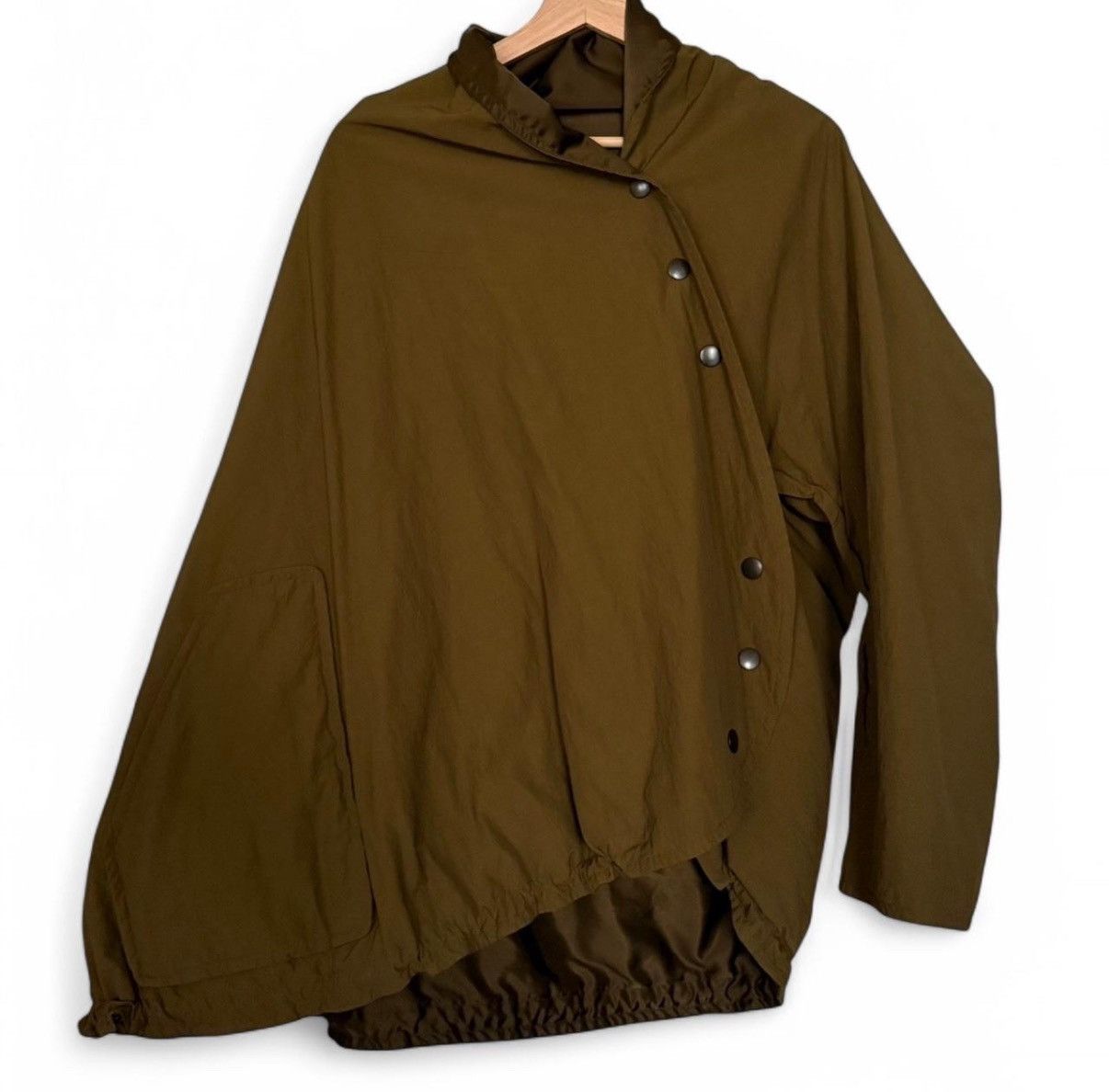 Y's × Yohji Yamamoto Asymmetric Poncho Blouse Size S / US 4 / IT 40 - 1 Thumbnail