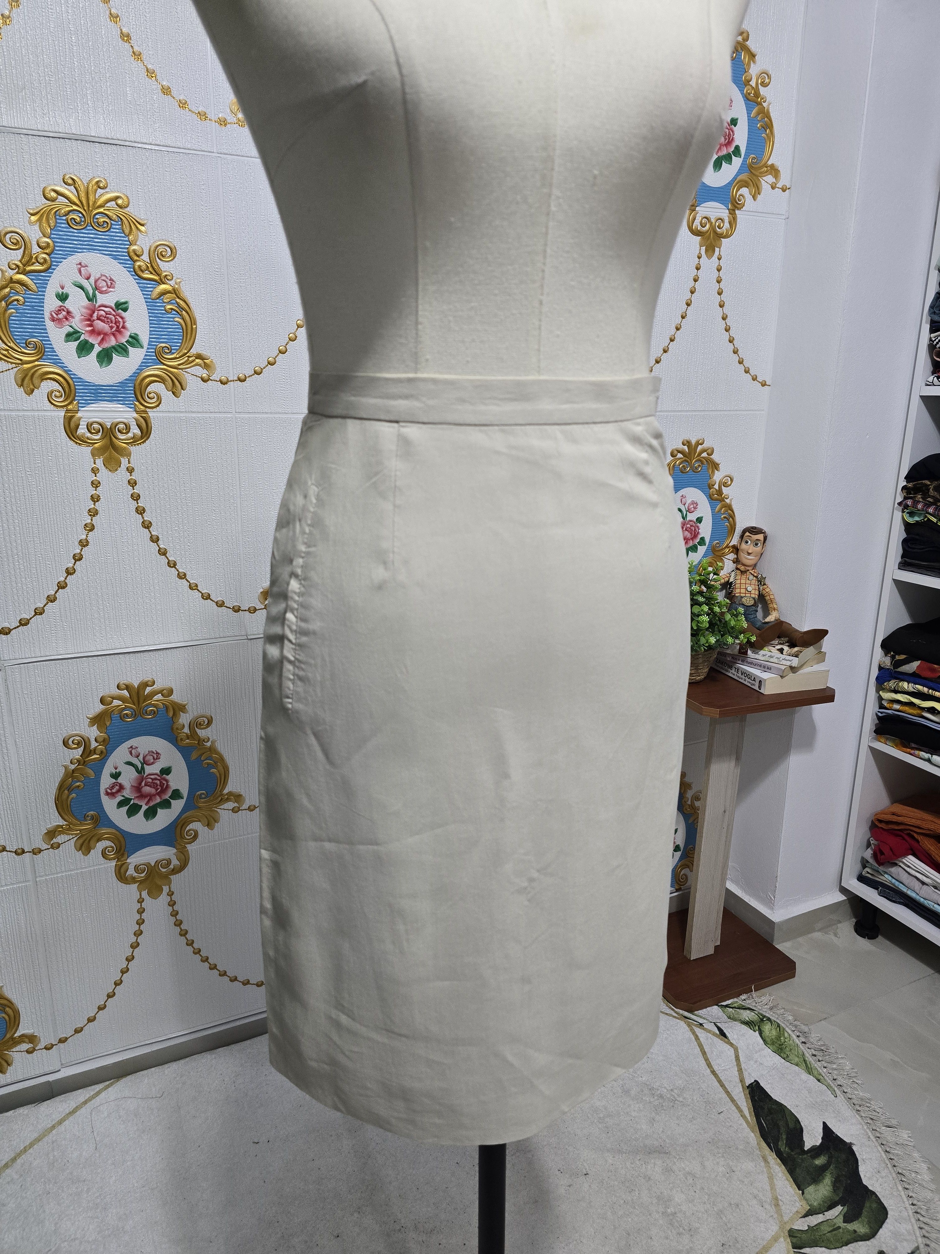Giorgio Armani × Vintage GIORGIO ARMANI vintage Rare ! Skirt small women Size 27" / US 4 / IT 40 - 3 Thumbnail