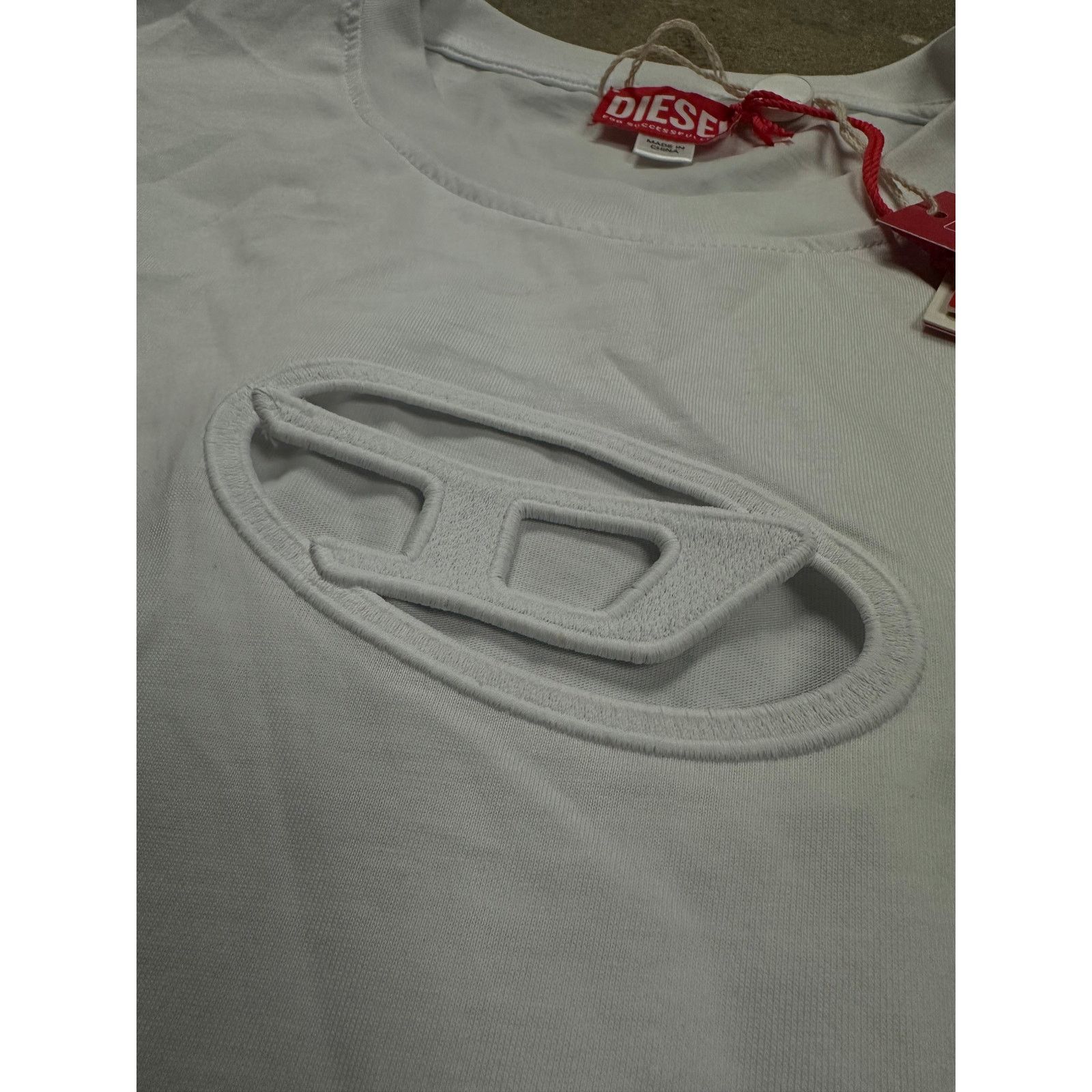 Diesel Diesel Oversized Tee White New With Tags Size US M / EU 48-50 / 2 - 2 Thumbnail