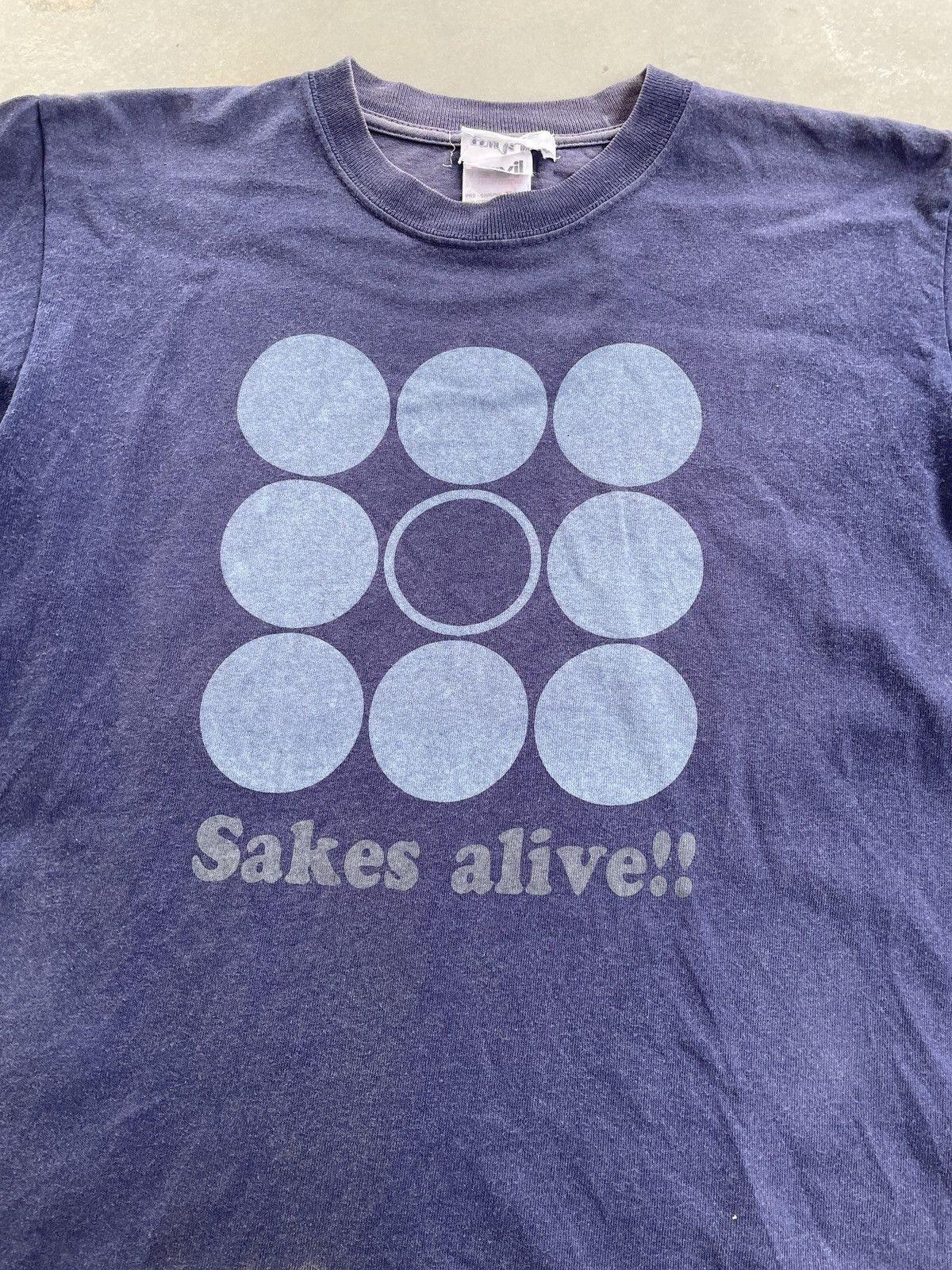 Japanese Brand × Vintage VINTAGE POUR LA FRIME SAKES ALIVE TEE Size US L / EU 52-54 / 3 - 2 Thumbnail