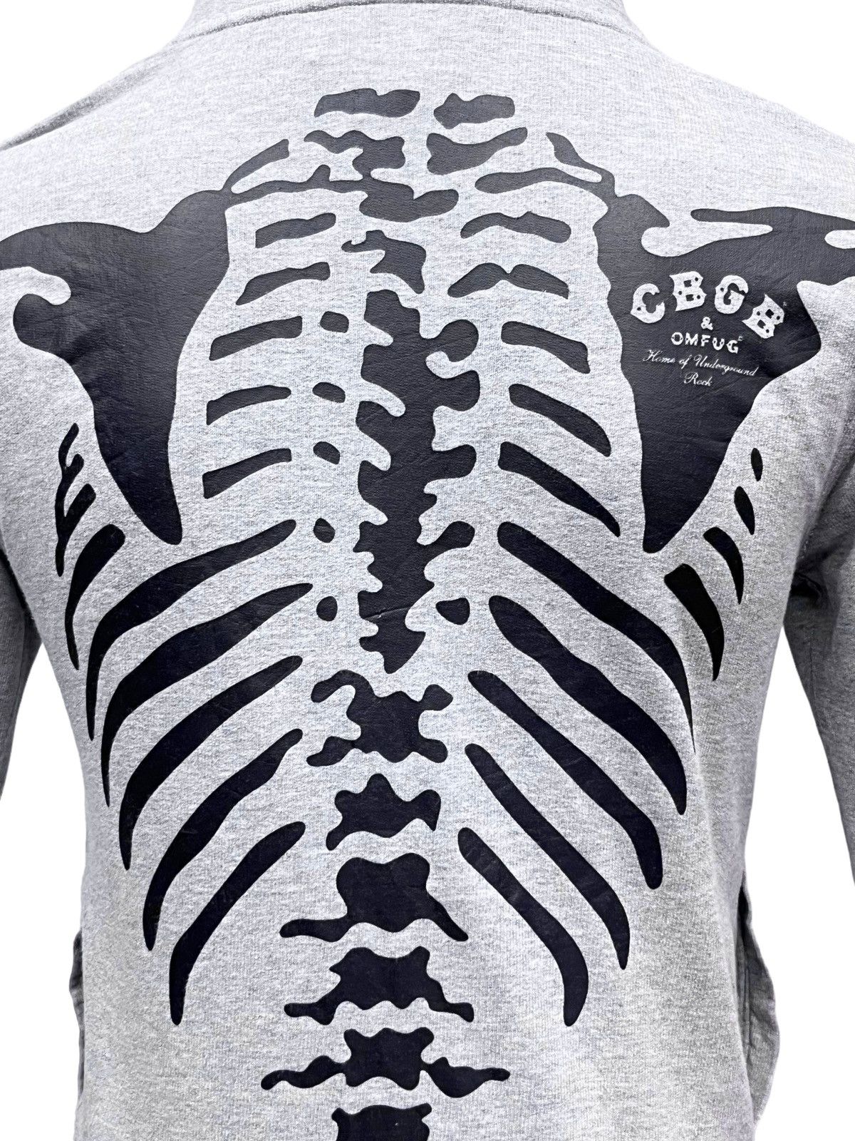 Undercover 💀CBGB HOME OF UNDERGROUND ROCK Skeleton Skull Zipper Hoodie Size US S / EU 44-46 / 1 - 8 Thumbnail