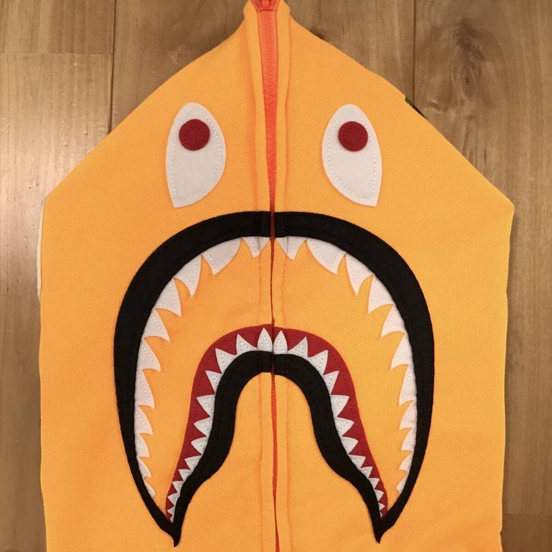 Bape BAPE Neon Shark Full Zip Hoodie a bathing ape Size US L / EU 52-54 / 3 - 3 Thumbnail