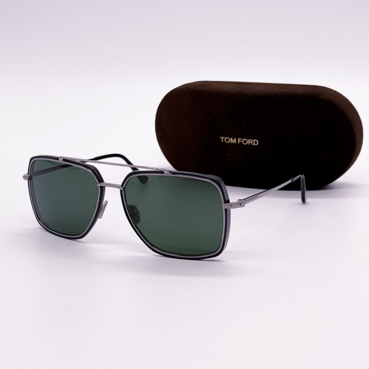 image of New Tom Ford Lionel Tf750 01N Sunglasses Tom Ford Ft0750/s in Green, Men's