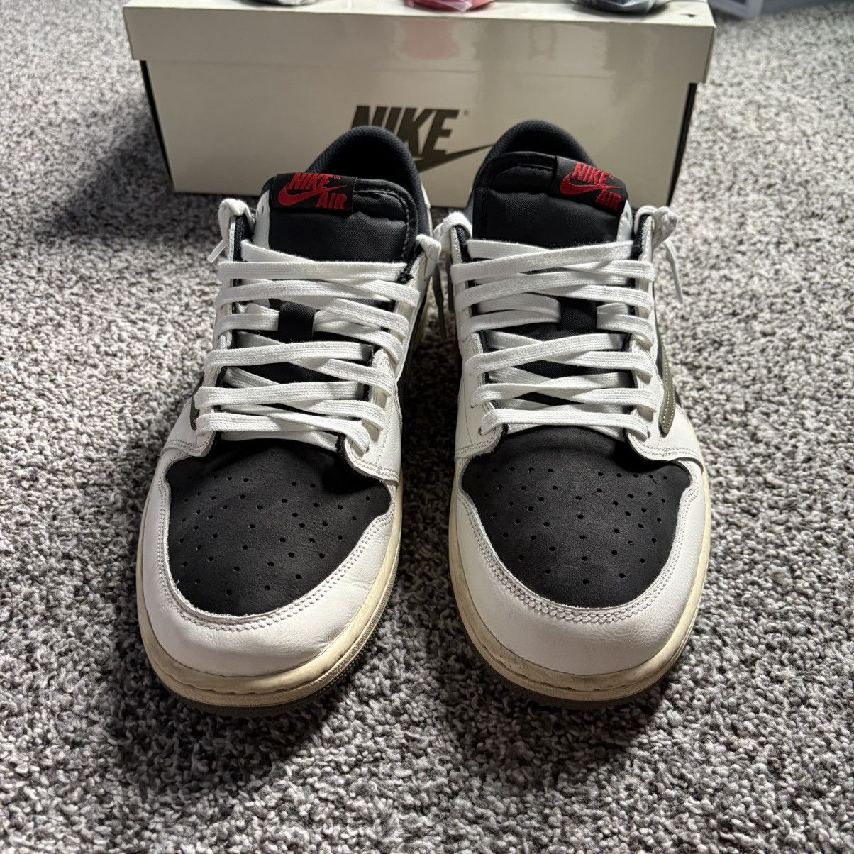 Jordan Brand × Travis Scott Travis Scott Jordan Lows Olive Size US 12.5 / EU 45-46 - 4 Thumbnail
