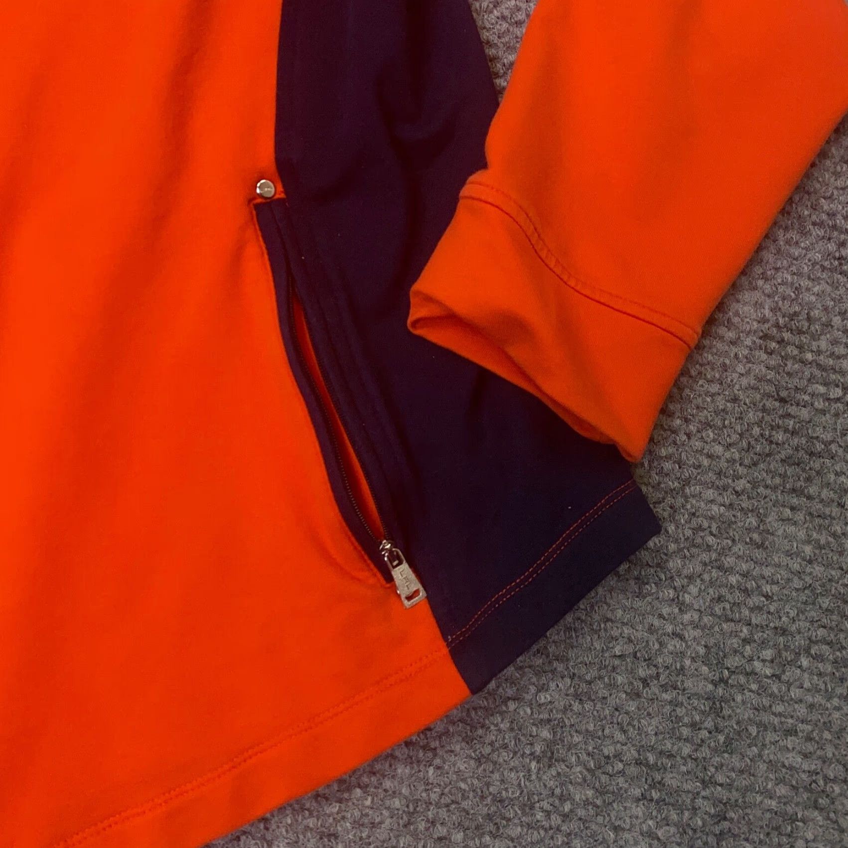 Ralph Lauren Ralph Lauren Active LRL Womens Jacket Large Orange Fleece Full Zip Size L / US 10 / IT 46 - 4 Thumbnail