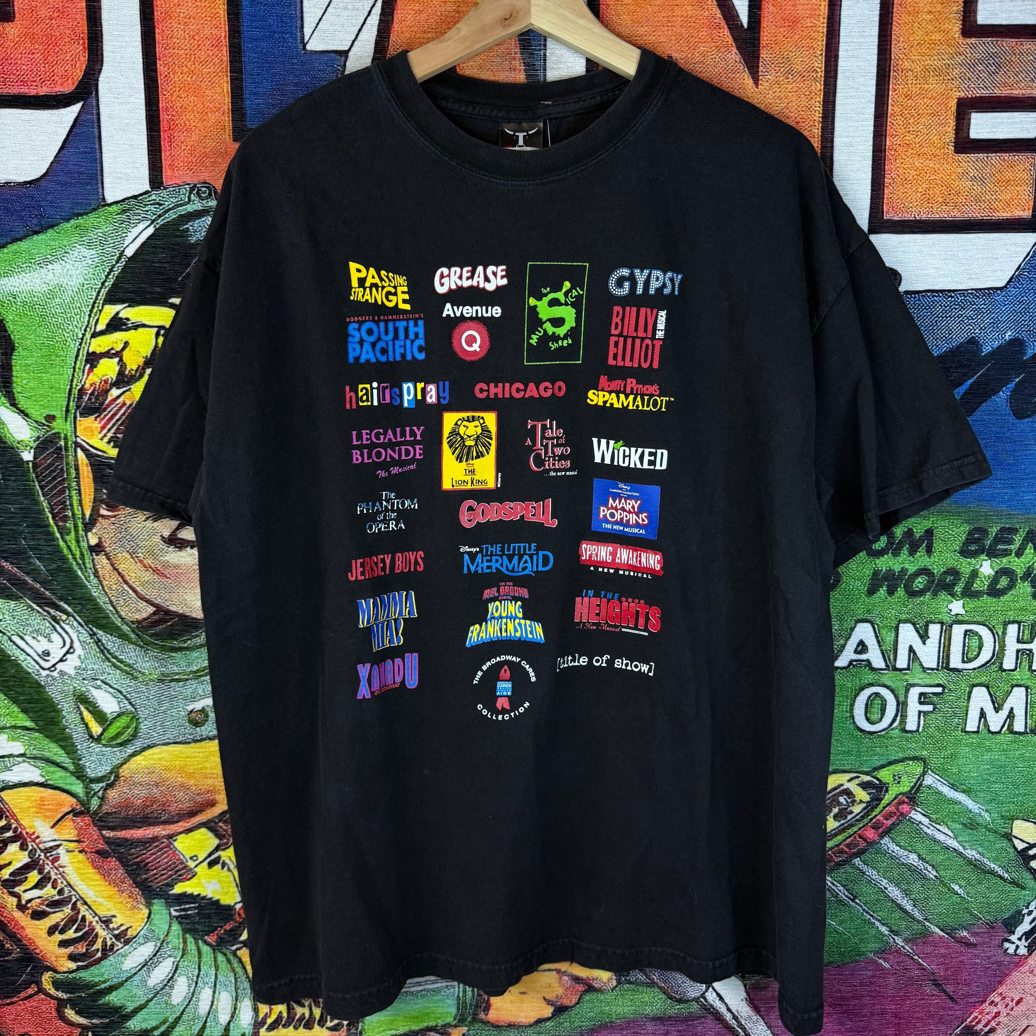 Vintage Broadway Play Multi-Graphic Tee Size XL Size US XL / EU 56 / 4 - 1 Thumbnail