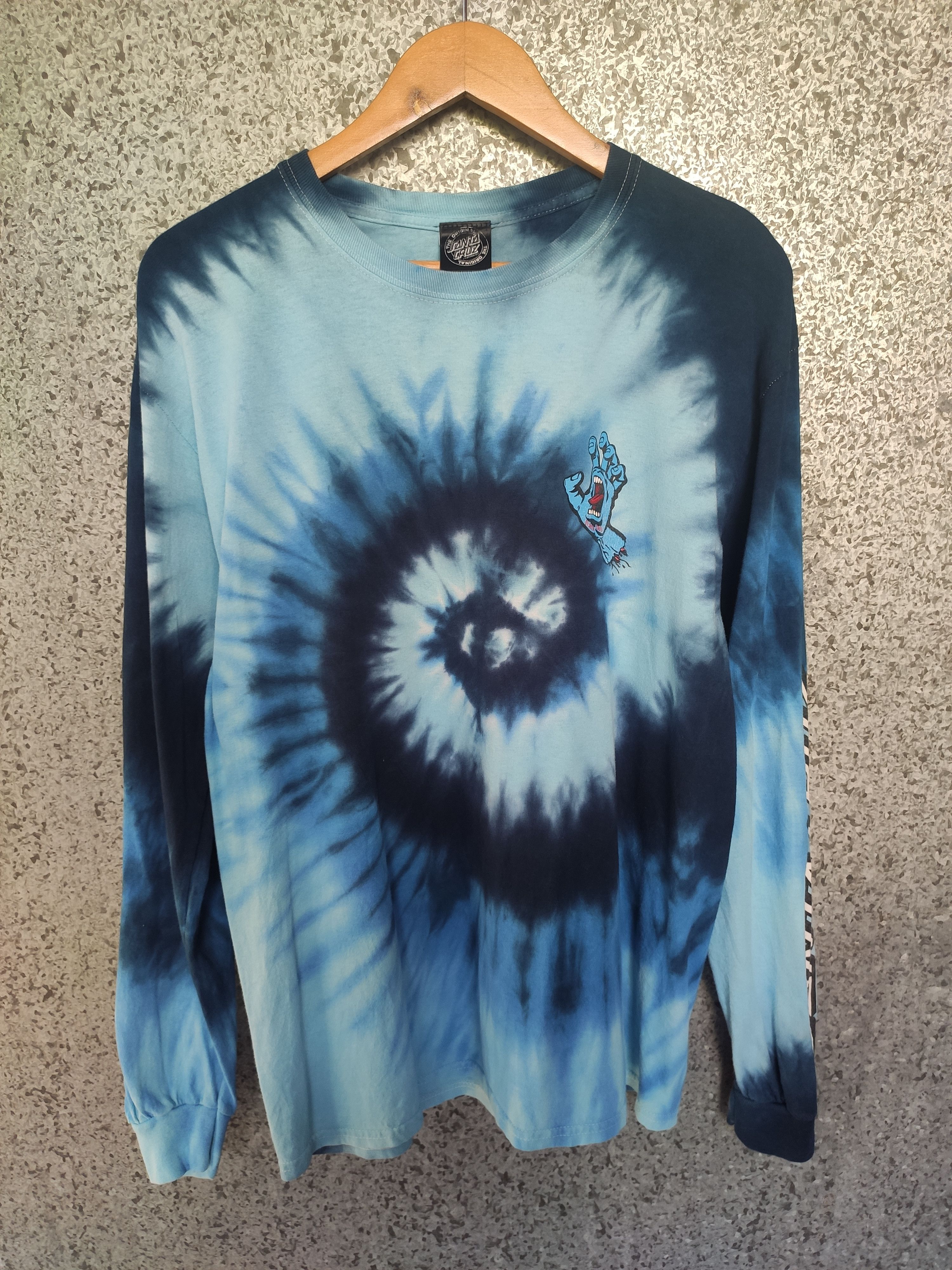 Santa Cruz Skateboards 🔥 Vintage Santa Cruz t shirt long sleeve tye dye Size US L / EU 52-54 / 3 - 3 Thumbnail