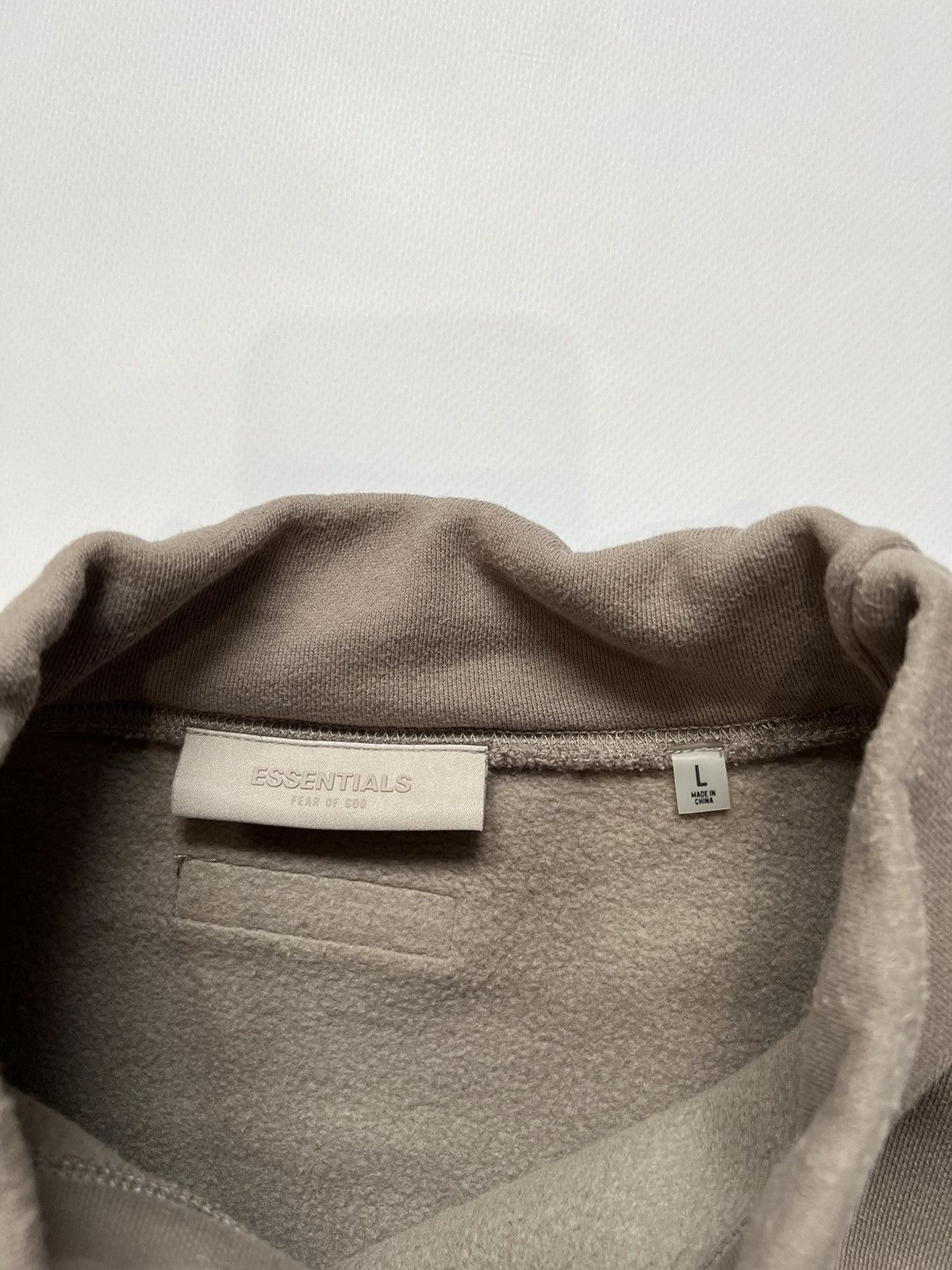 Fear of God Fear of God Essentials Beige Sweatshirt Brown Size US L / EU 52-54 / 3 - 3 Thumbnail