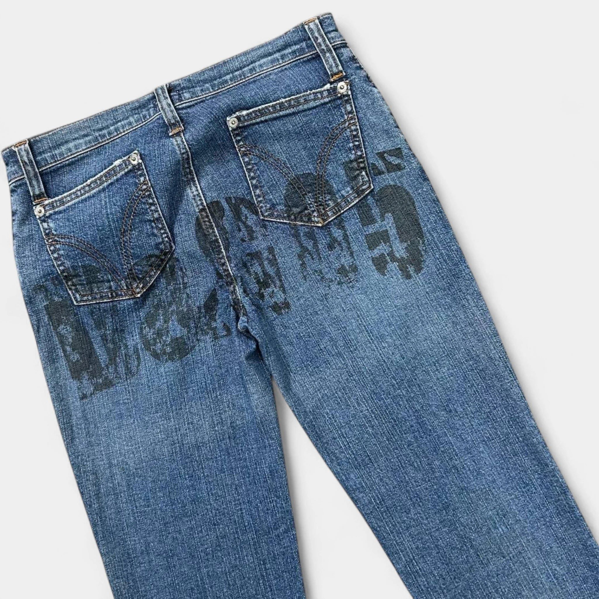 Dolce & Gabbana Dolce & Gabbana Number Skinny Jeans Size US 32 / EU 48 - 6 Thumbnail