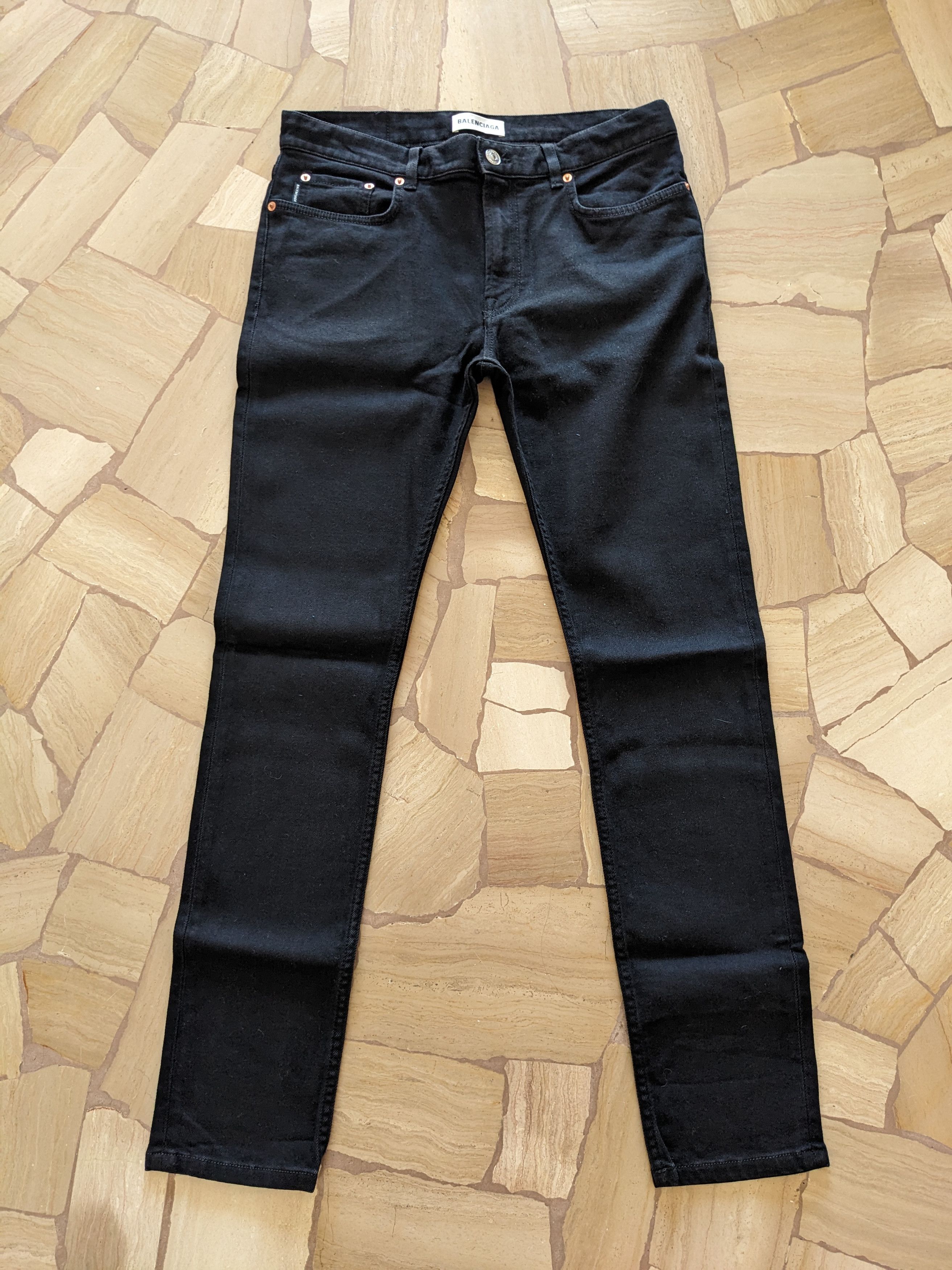 Balenciaga Black Skinny Denim Size 30" / US 8 / IT 44 - 9 Thumbnail