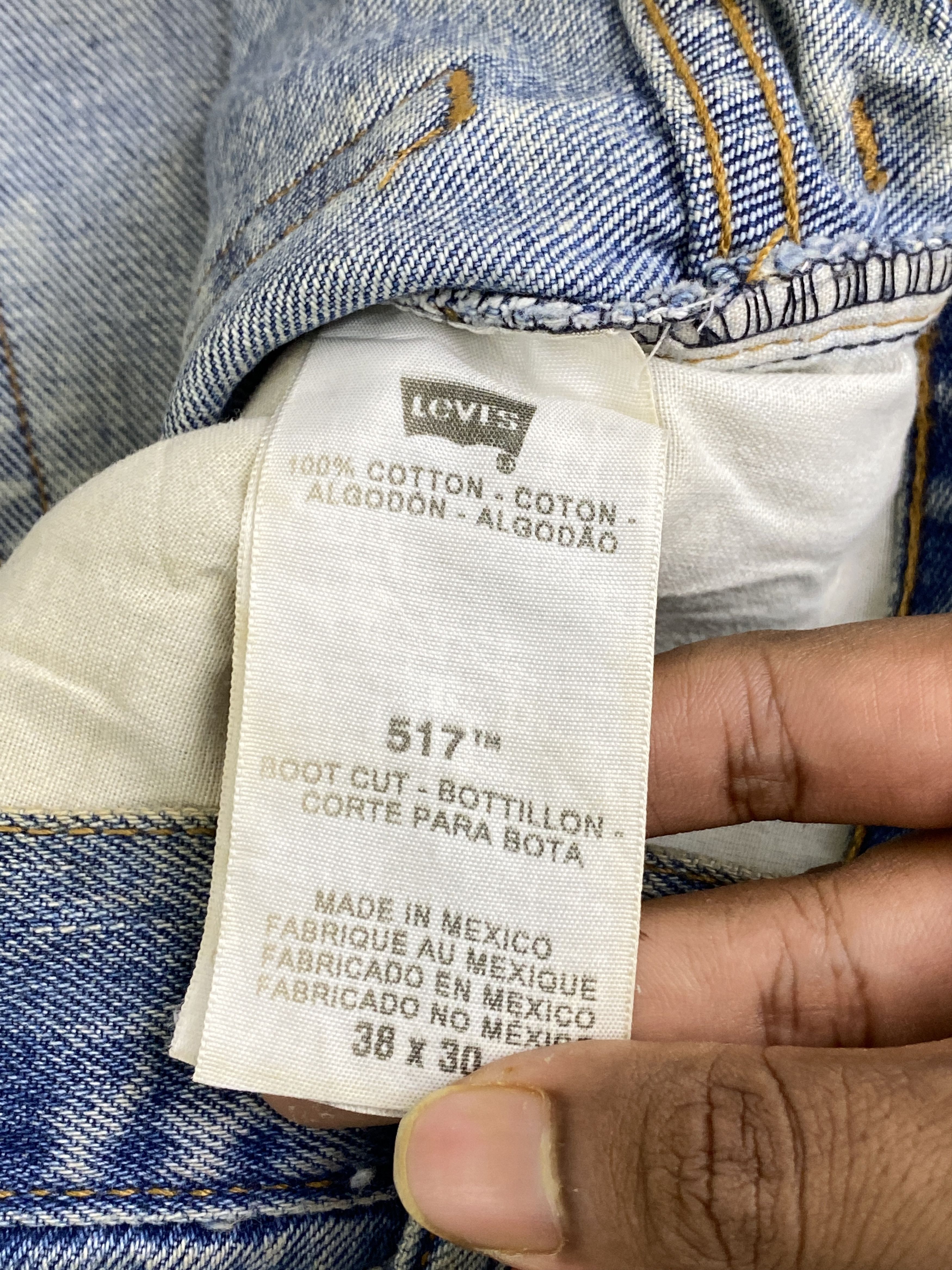 Levi's × Vintage Vintage Levis 517 Rusty Flared Dirty Jeans Size US 42 / EU 58 - 8 Thumbnail