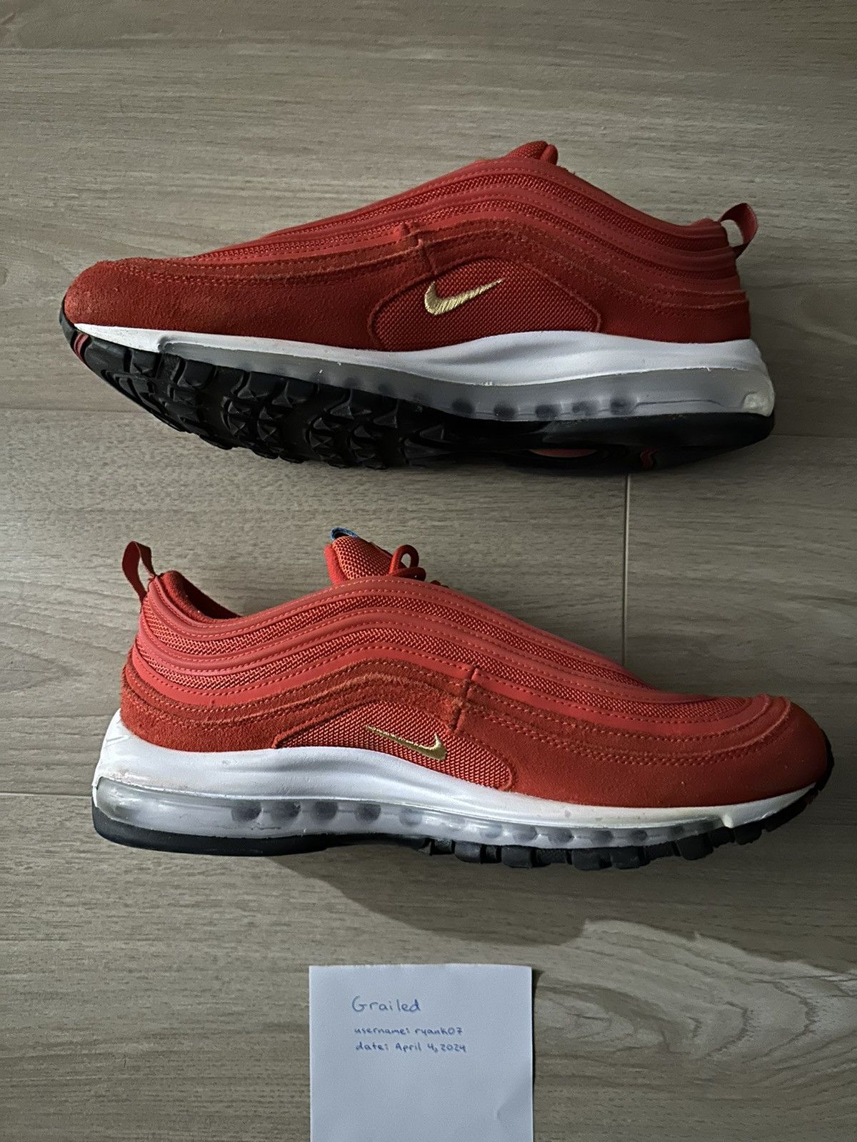 Nike Nike Air Max 97 Olympic Rings Pack Red Size US 10.5 / EU 43-44 - 6 Thumbnail