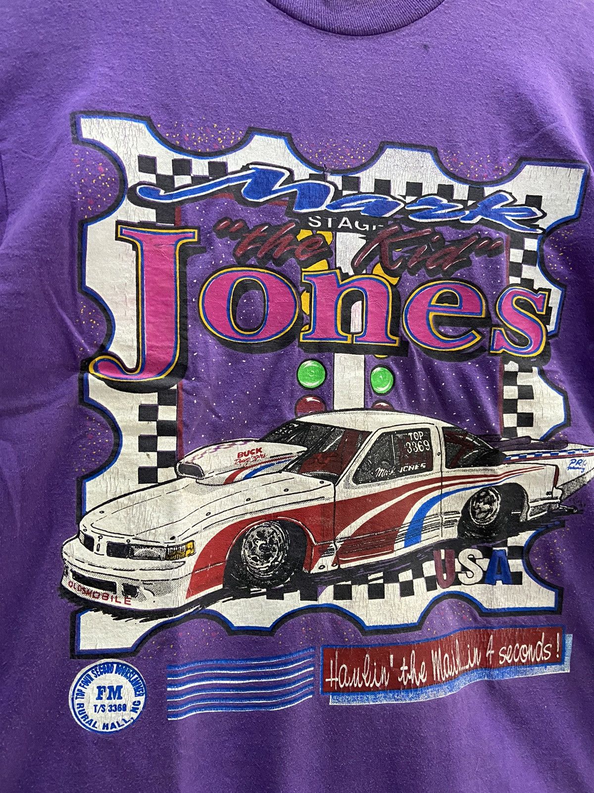 Vintage VINTAGE MARK JONES BUCK RACING ENGINE TEE SHIRT Size US M / EU 48-50 / 2 - 4 Thumbnail