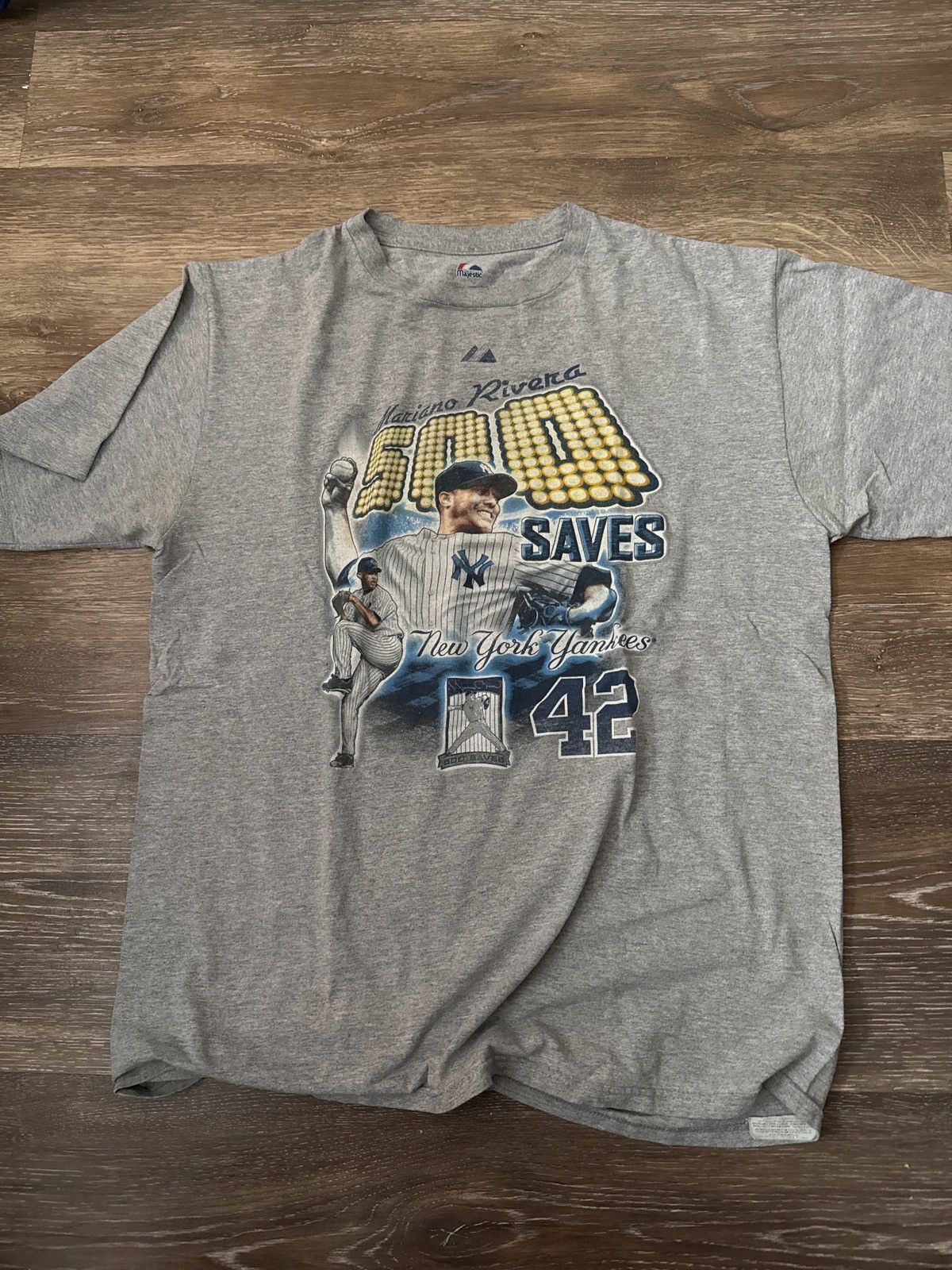 Majestic Mariano Rivera throwback tee Size US L / EU 52-54 / 3 - 1 Thumbnail