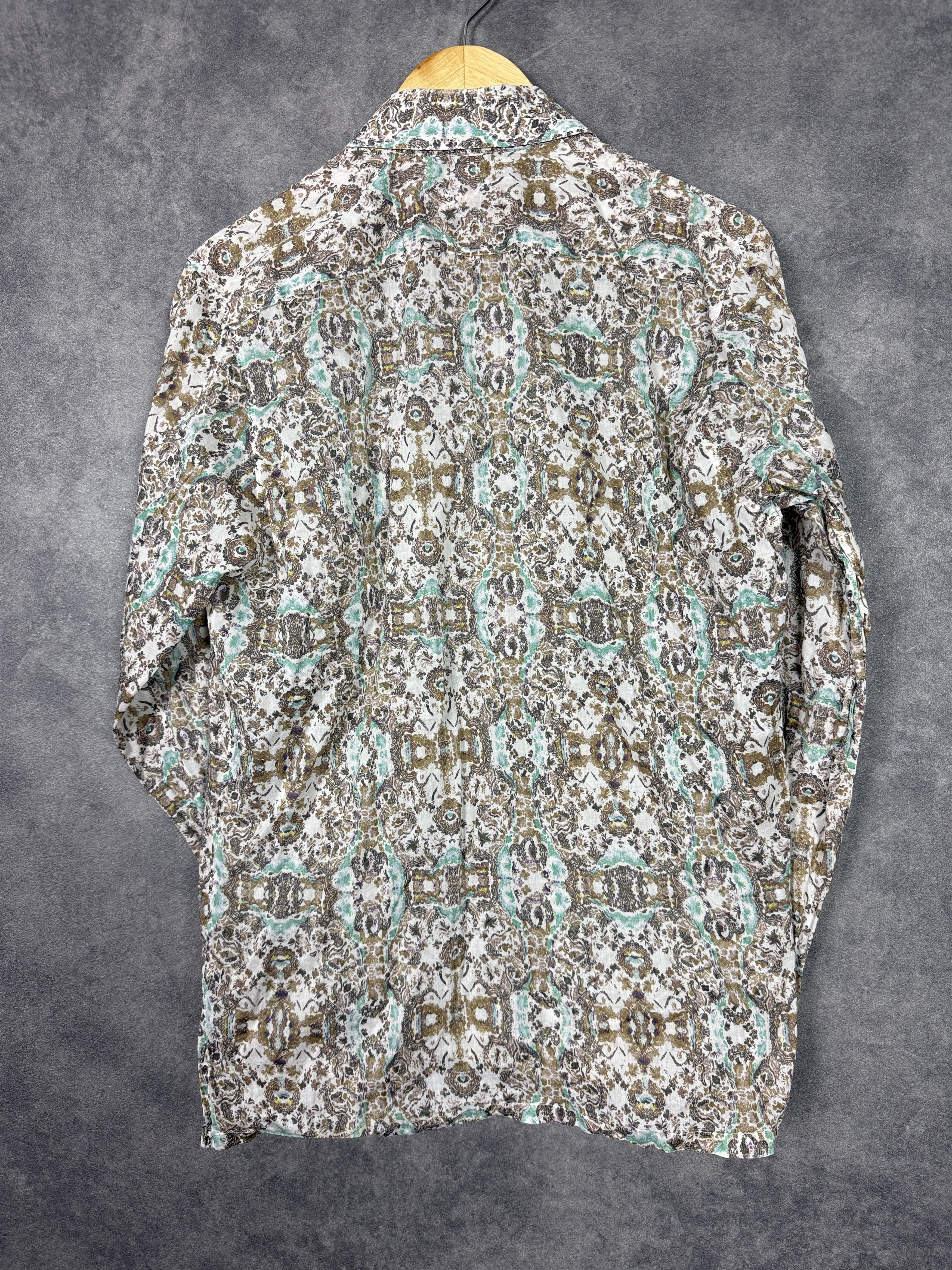 Christian Lacroix Christian Lacroix Homme shirt print pattern floral wool Size US L / EU 52-54 / 3 - 5 Thumbnail
