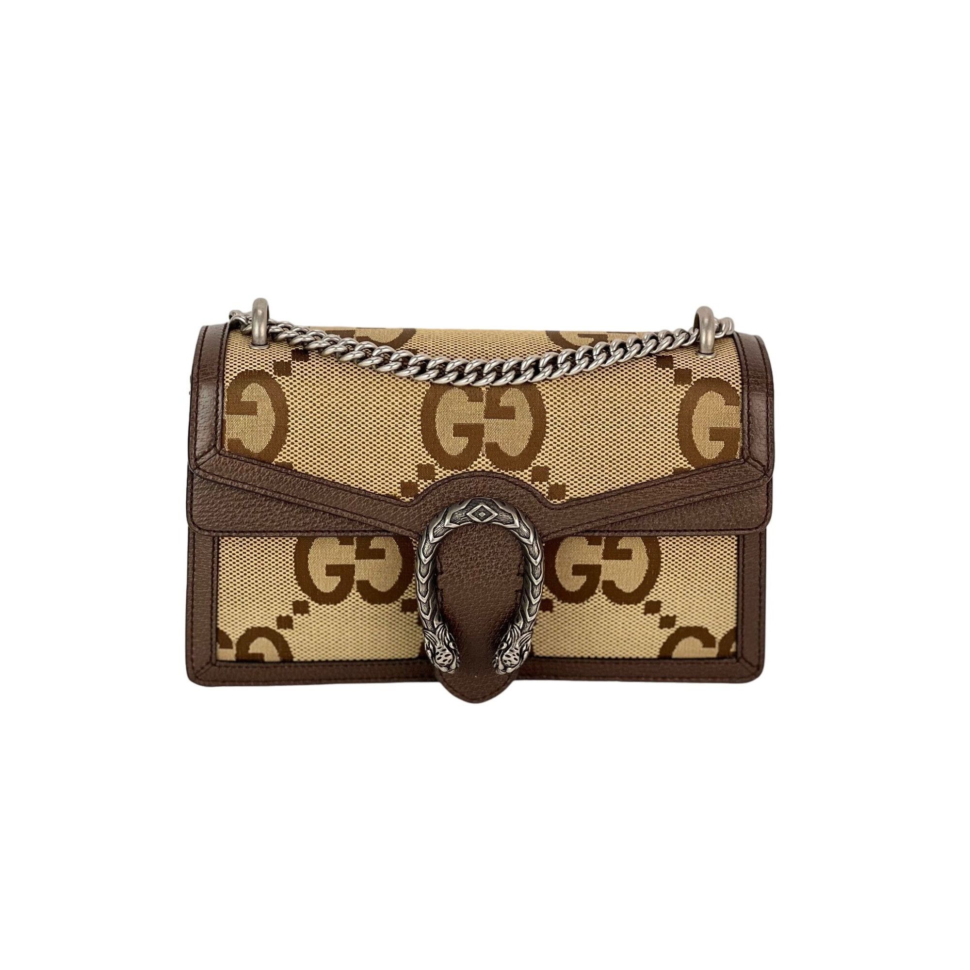 Gucci Gucci Dionysus Jumbo GG Canvas Beige Shoulder Bag Maxi Size ONE SIZE - 1 Thumbnail