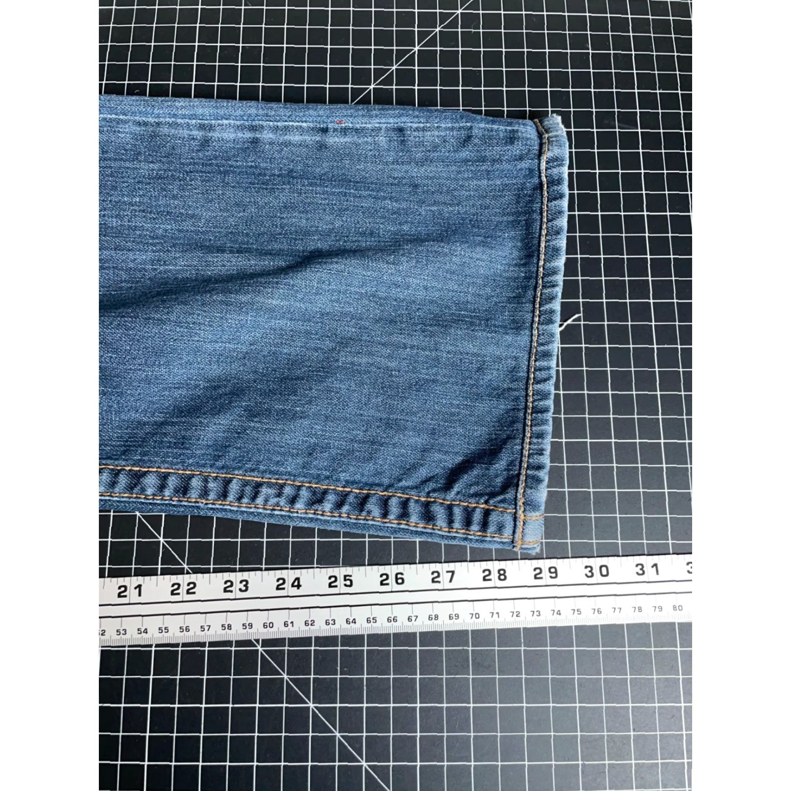 Denime VINTAGE Big Star Jeans Bootcut 5-Pocket Men's 30 x 29 Blue Denim Boot Cut Regular Rise Midi 90s Grunge Retro US Made Size US 30 / EU 46 - 6 Thumbnail