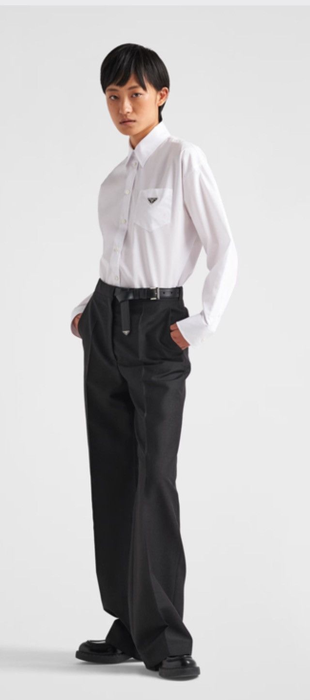 Prada Kid Mohair Trouser