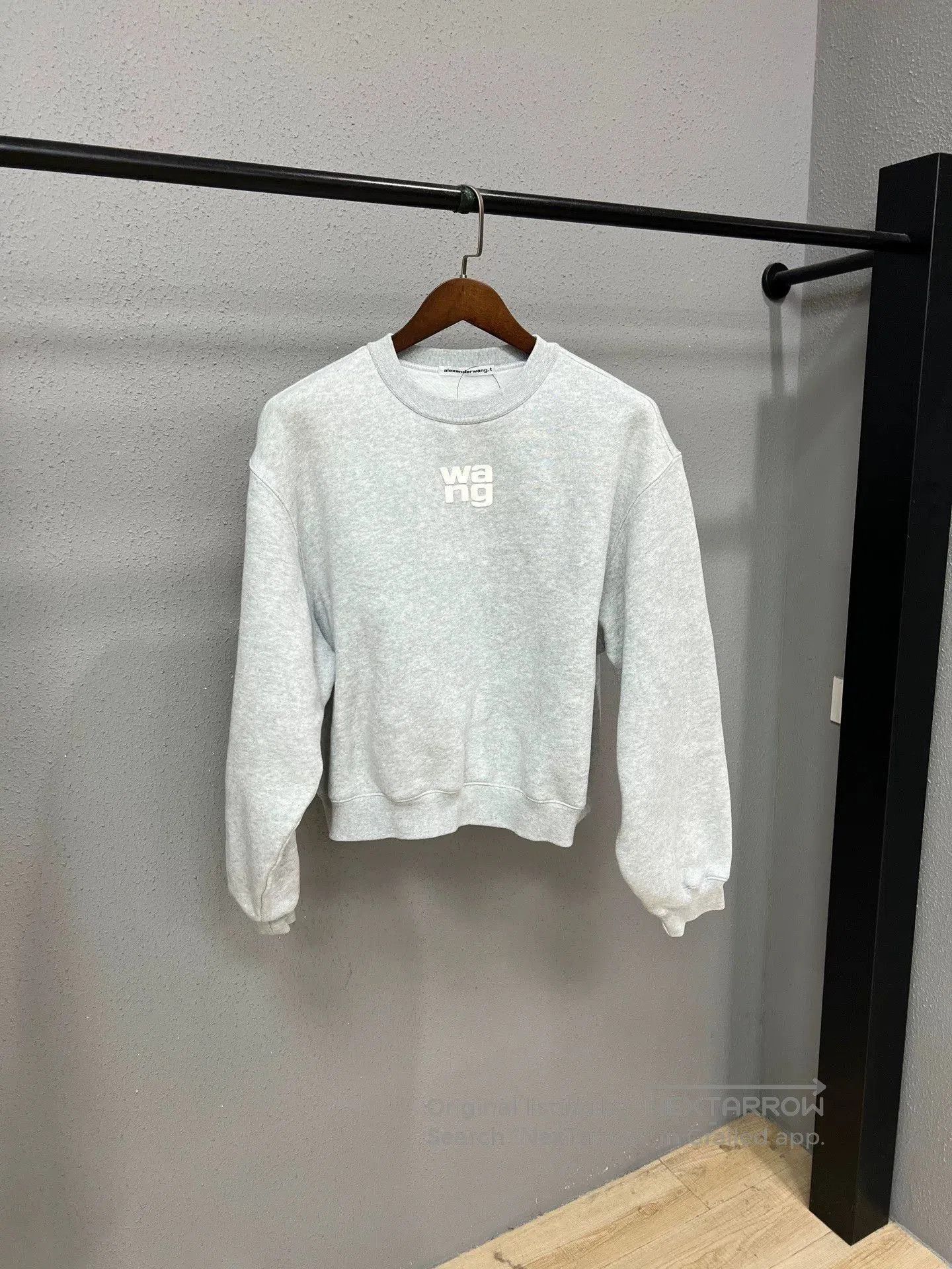Alexander Wang gray embossed sweatshirt by alexander wang. Size US M / EU 48-50 / 2 - 1 Thumbnail