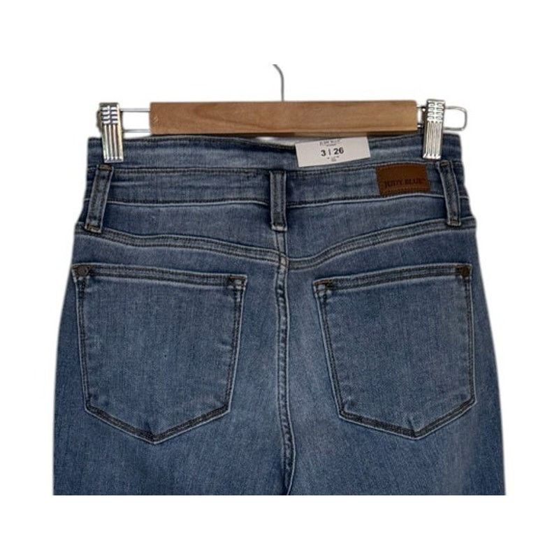 Judy Blue NWT Judy Blue Jeans Women 3 Blue Relaxed Fit High Rise Size 26" / US 2 / IT 38 - 7 Thumbnail