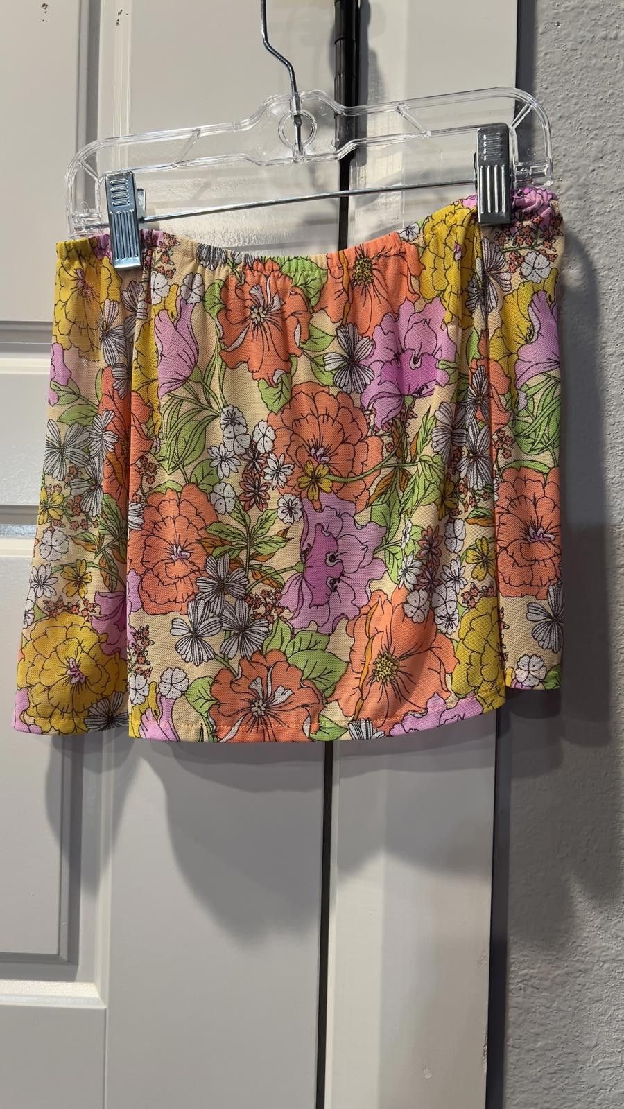 Other Cat & Jack Floral Skirt - Bright & Colorful Design Size 24" / US 00 / IT 34 - 2 Thumbnail