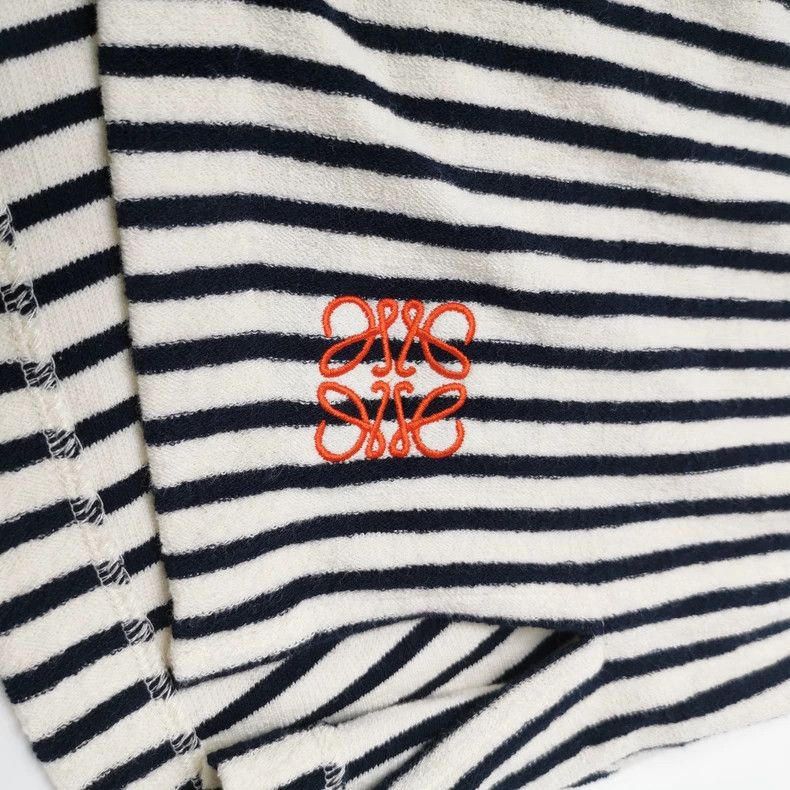 Loewe LOEWE A long-sleeved black and white striped shirt, Size XS / US 0-2 / IT 36-38 - 3 Thumbnail