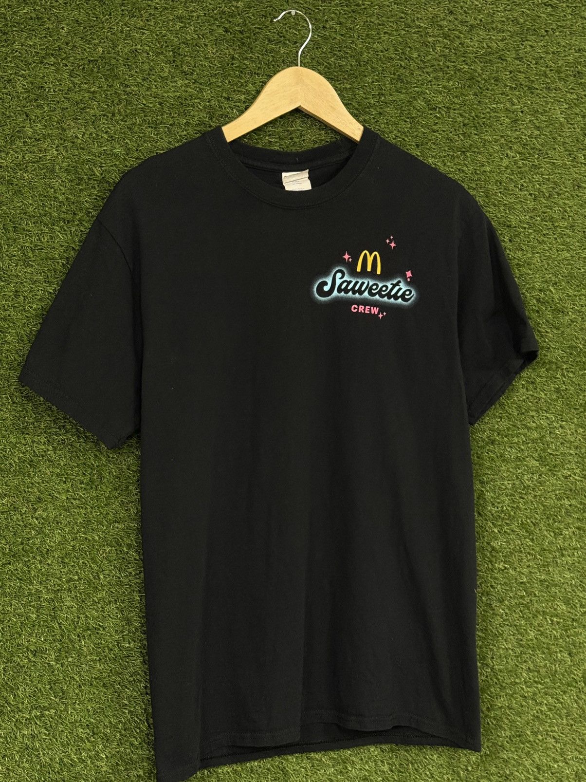 Vintage Saweetie x McDonalds Fast Food Restaurant Blank Work Tee Size US M / EU 48-50 / 2 - 1 Thumbnail
