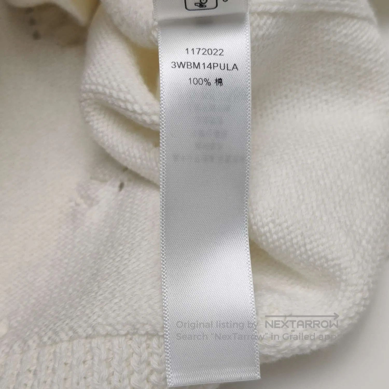 Dior Dior Kids White Cotton Round Neck Vest. Size XS / US 0-2 / IT 36-38 - 8 Thumbnail