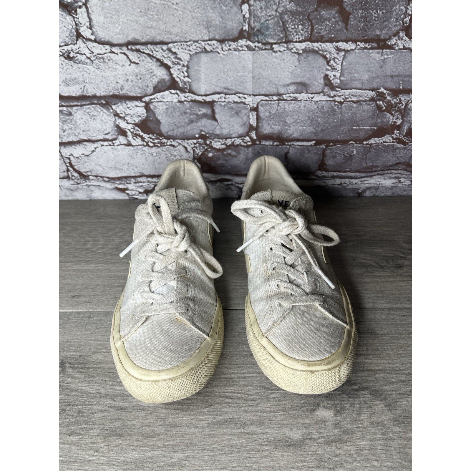 Veja Veja Campo Canvas White Low Top Fashion Sneakers Comfort Cas Size US 6 / IT 36 - 12 Thumbnail