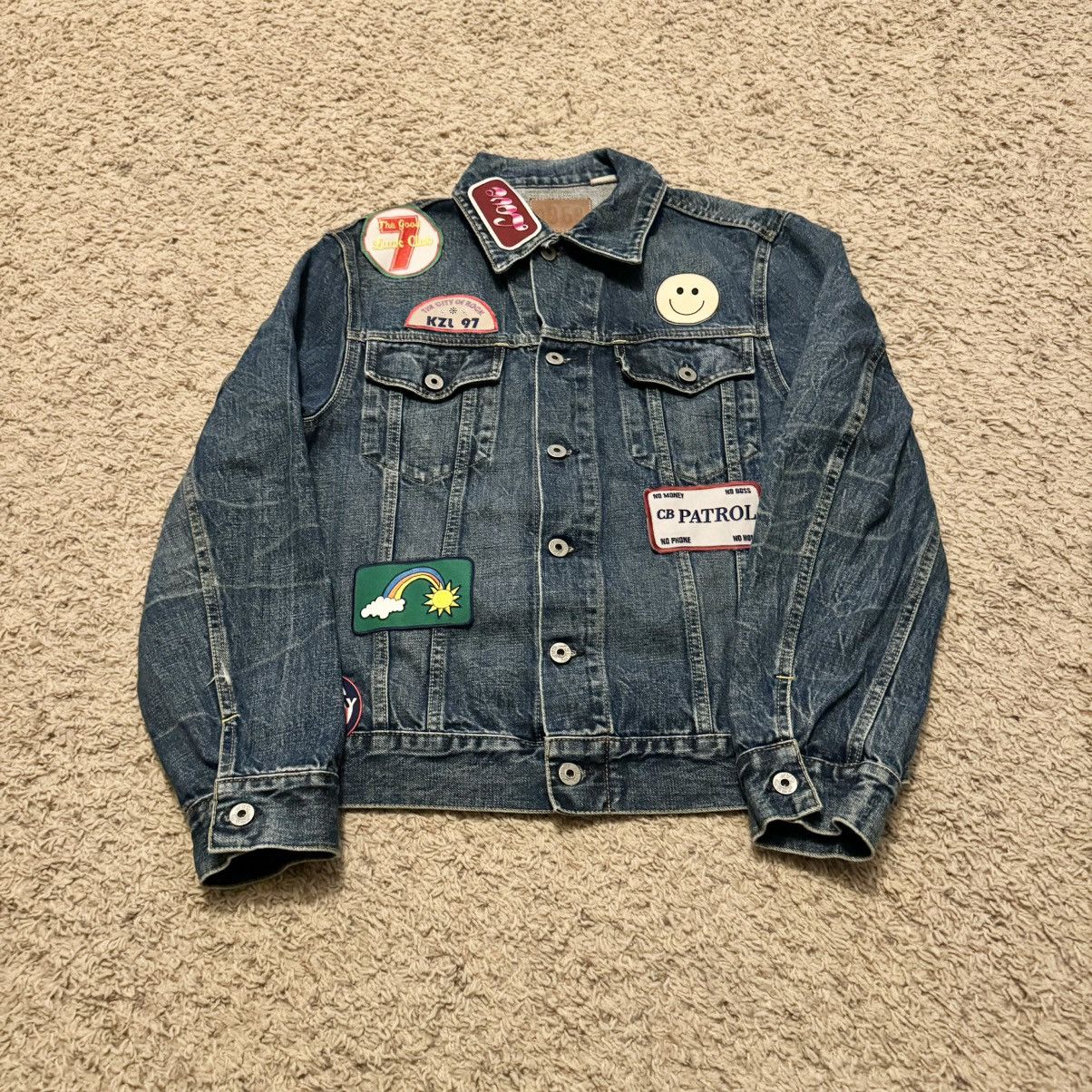 VINTAGE GAP PATCHWORK DENIM JACKET!