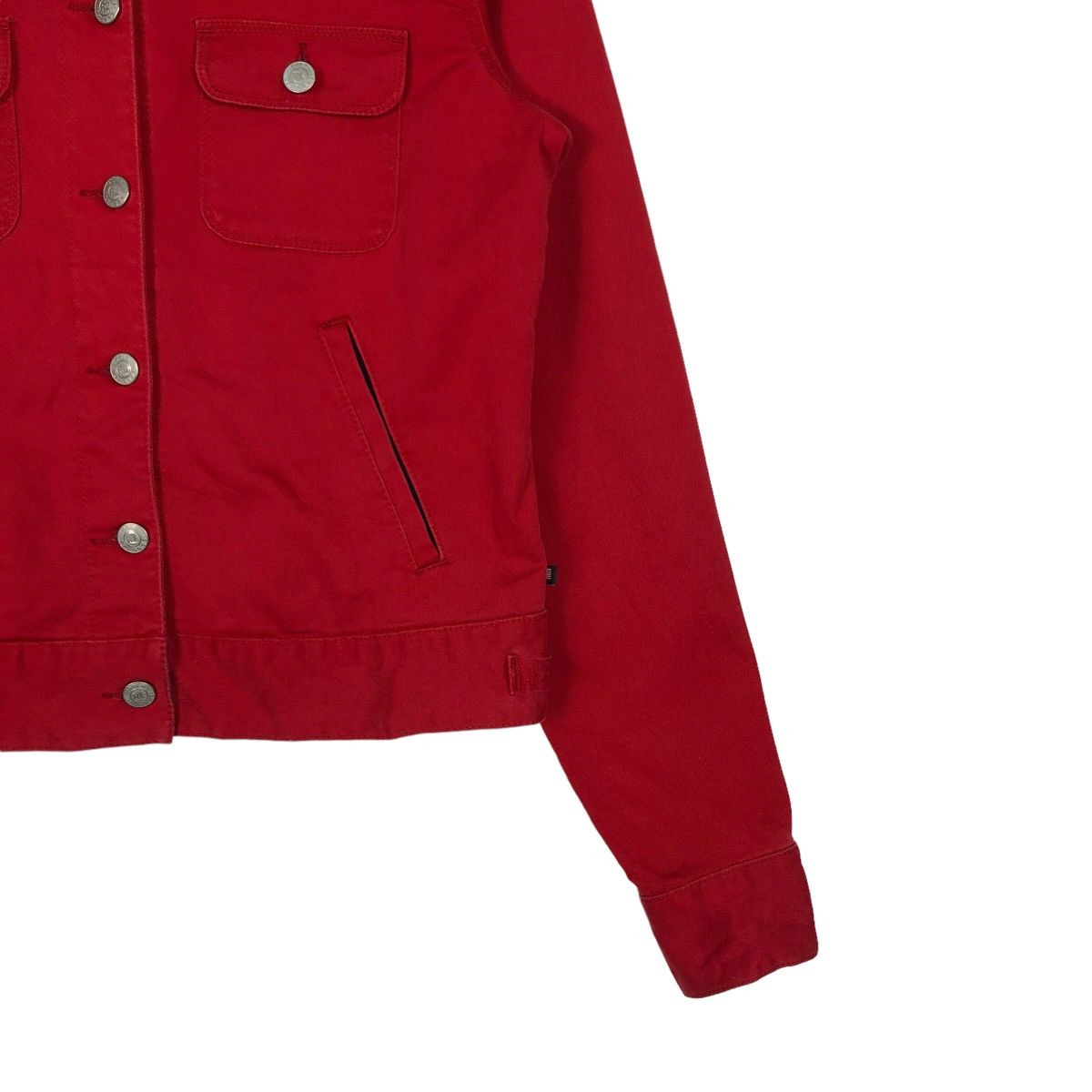 Ralph Lauren 🔥Rich Red - Cropped Trucker Denim Ralph Lauren MFG CO Size US M / EU 48-50 / 2 - 4 Thumbnail