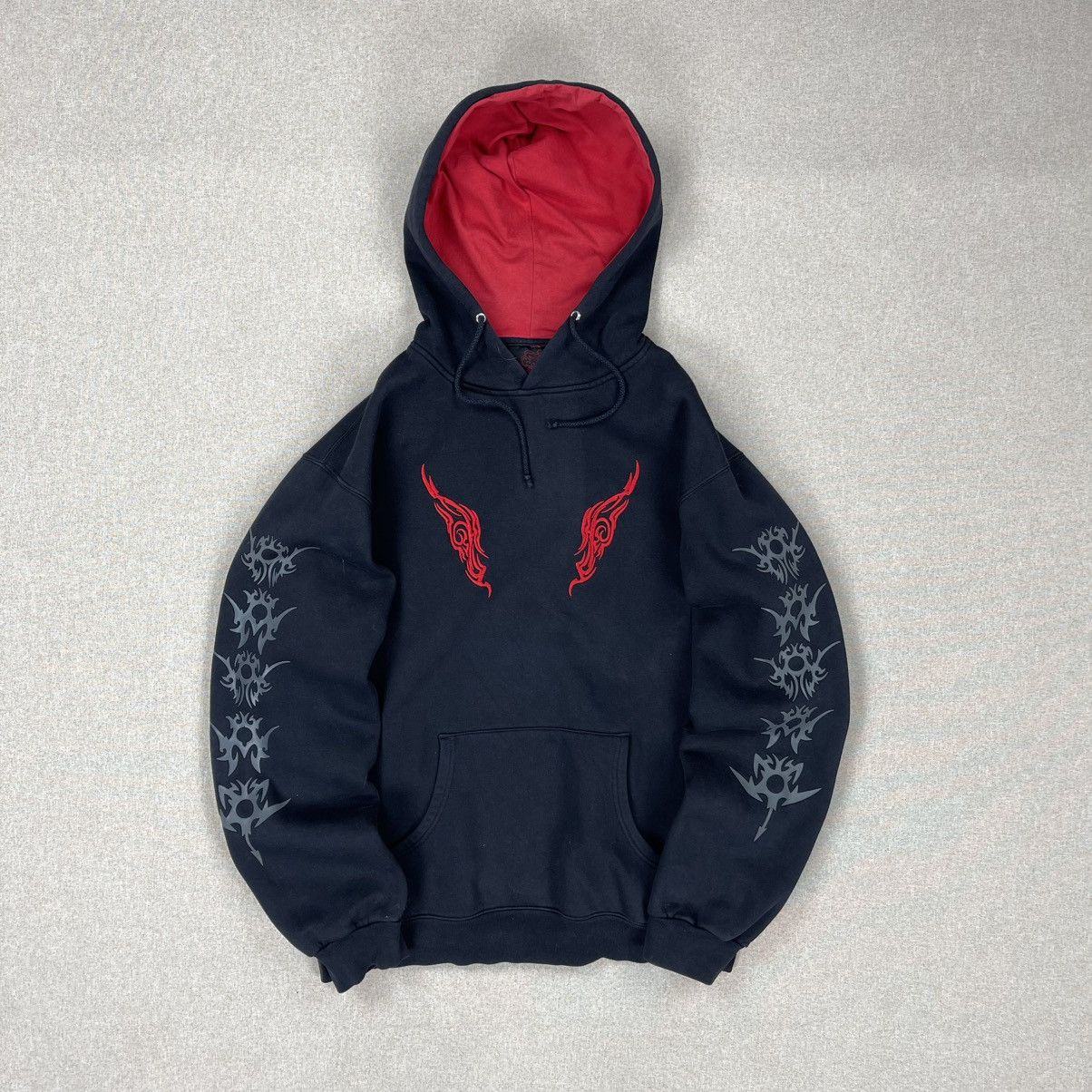 Affliction × If Six Was Nine × JNCO Y2K TRIBAL HOODIE HARDCORE AFFLICTION TYPE Size US L / EU 52-54 / 3 - 2 Thumbnail