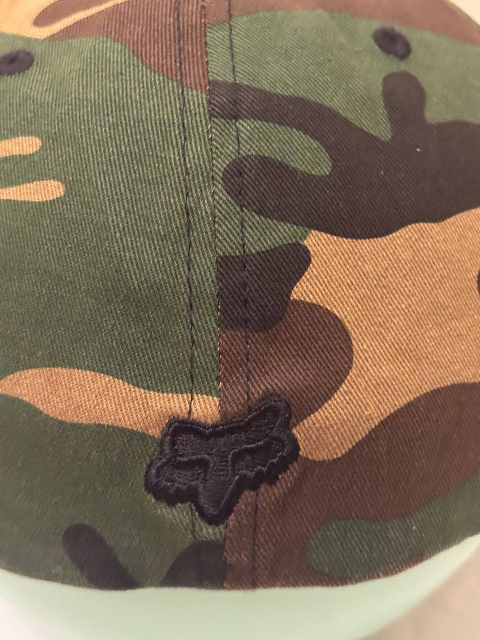 Vintage Fox Motocycle Gear Camo Hat Fitted Size L/XL Flex Fit Size 40 - 7 Thumbnail