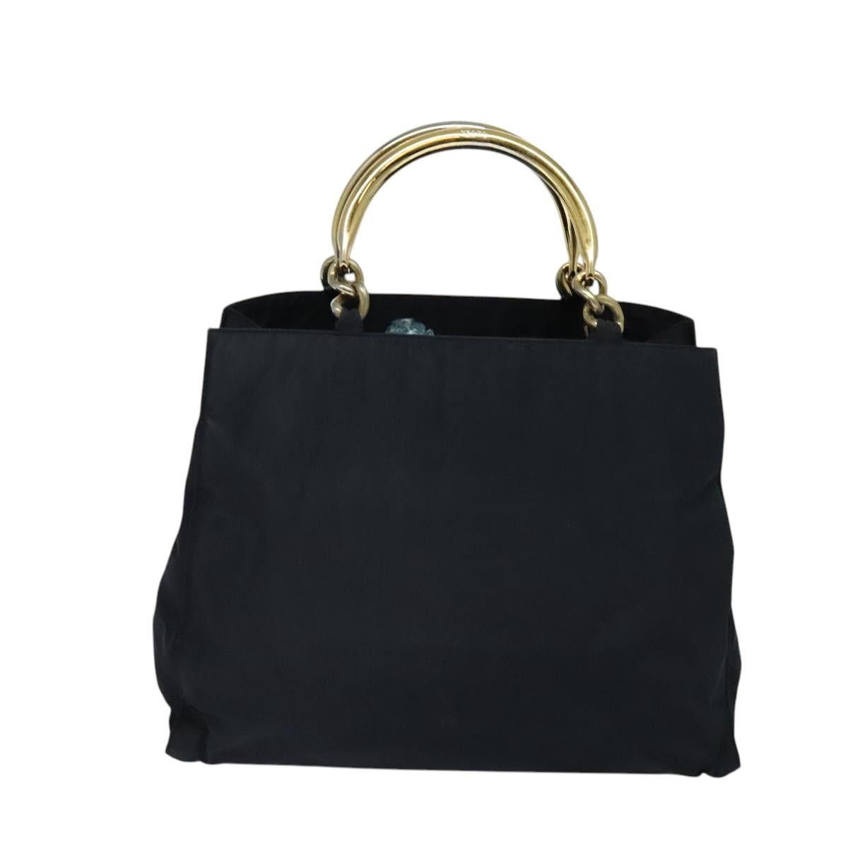Prada PRADA Tote Bag Nylon Navy Gold Size ONE SIZE - 3 Thumbnail