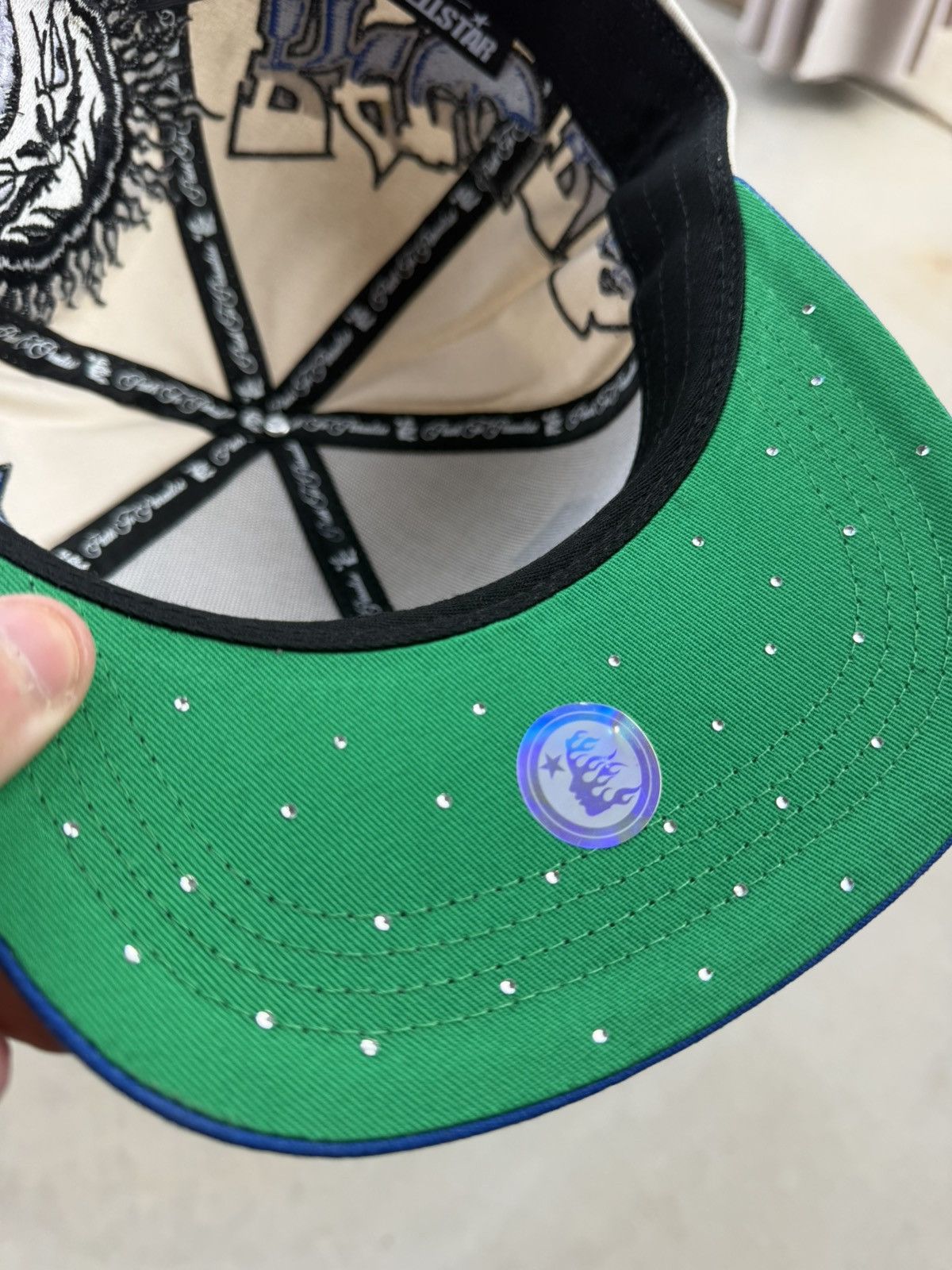 HELLSTAR Hellstar Records Blue & White Logo Hat Snapback New Size ONE SIZE - 6 Thumbnail