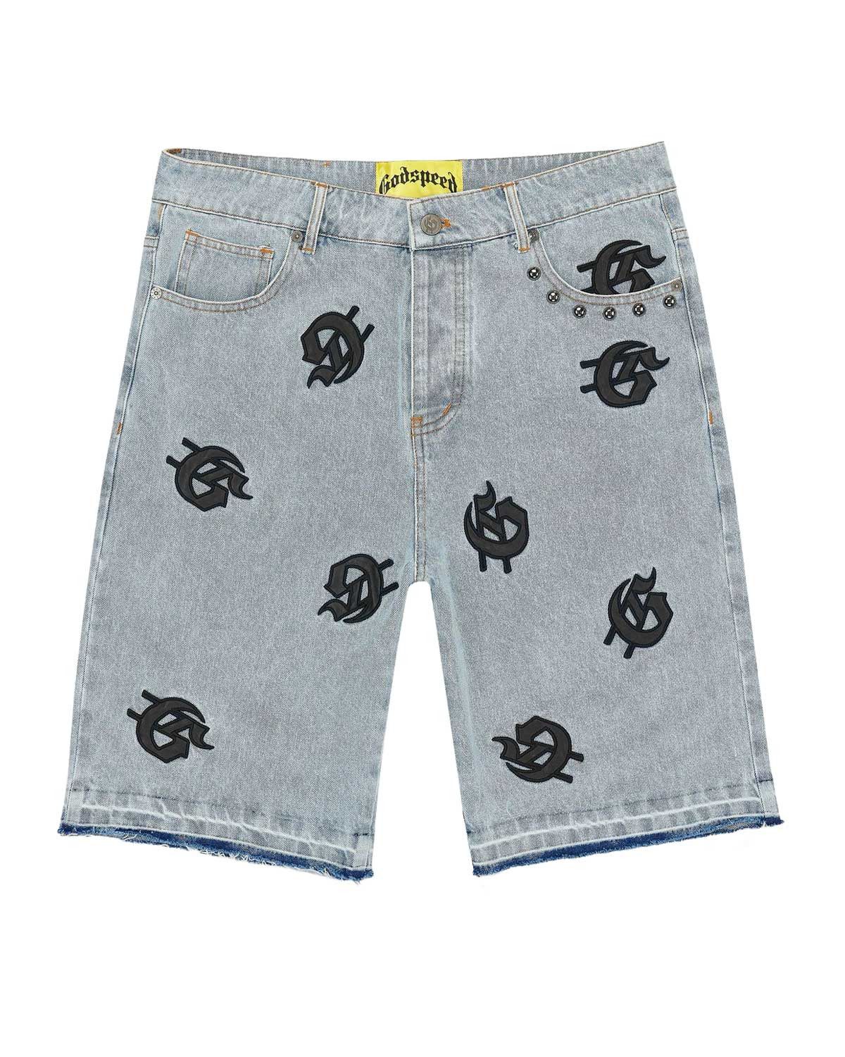 Godspeed Infinity Denim Shorts Blue Boom Size US 34 / EU 50 - 1 Thumbnail