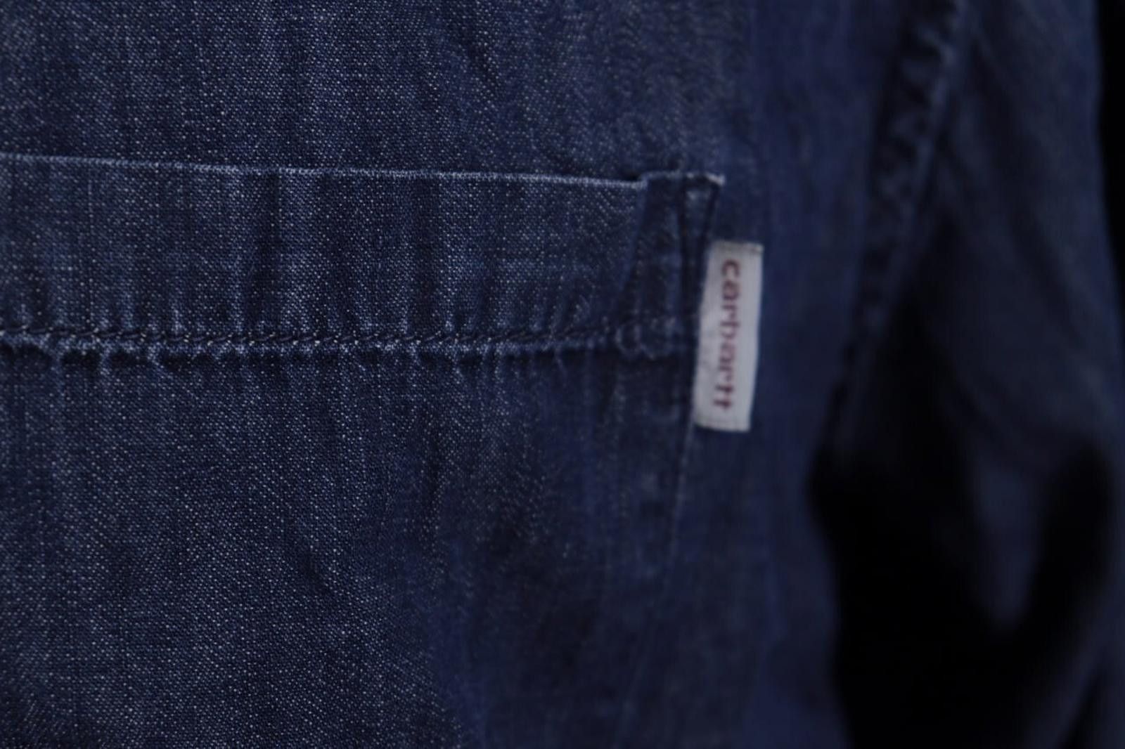 Carhartt Carhartt L/S Civil Shirt Blue Denim Overshirt Shir Sz L Size US L / EU 52-54 / 3 - 8 Thumbnail