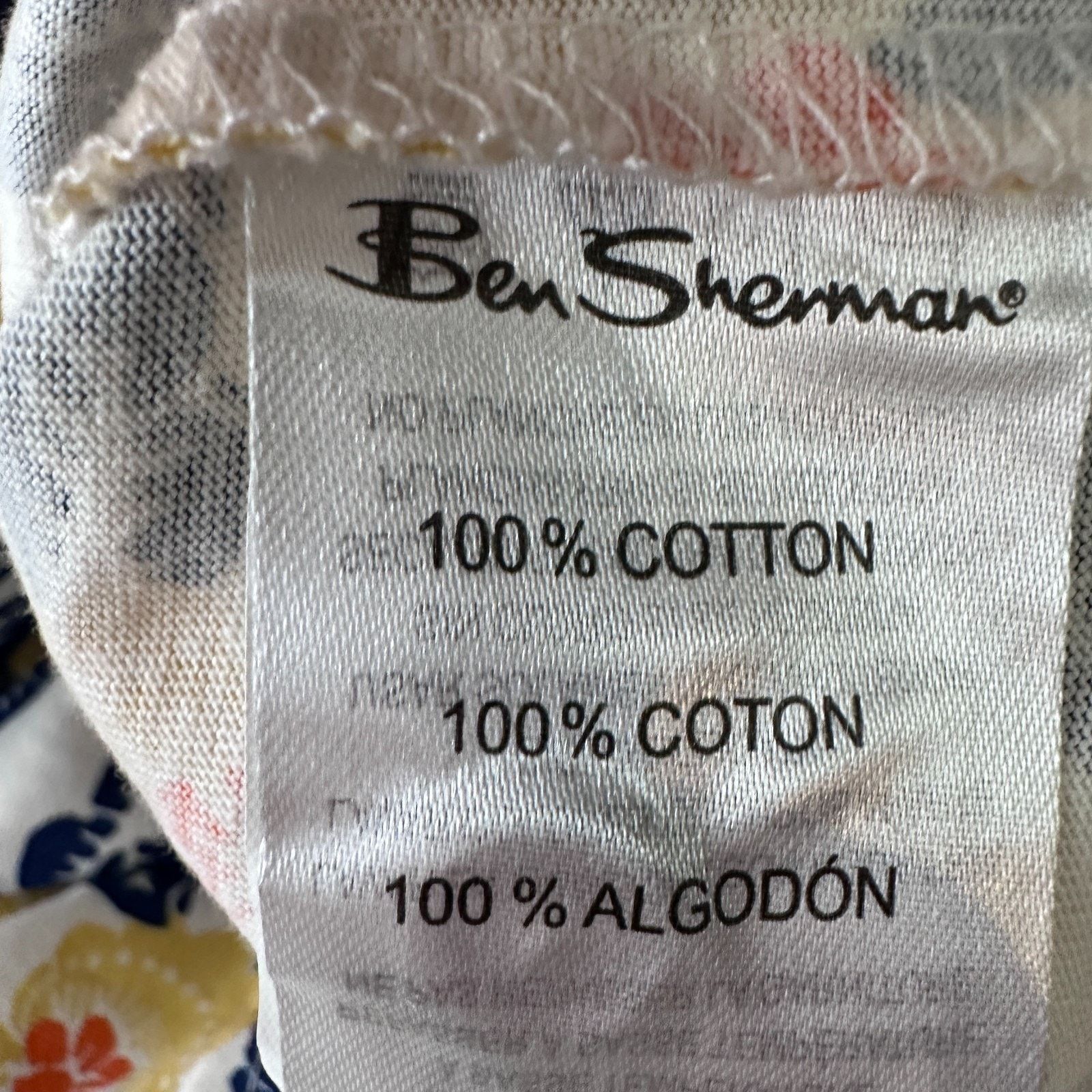 Ben Sherman Ben Sherman Polo Shirt Shirt Men L Ivory Block Cotton New Size US L / EU 52-54 / 3 - 8 Thumbnail