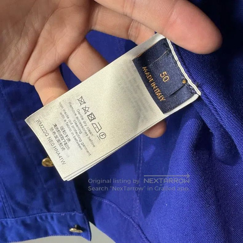 Louis Vuitton Louis Vuitton DNA Hangtag Denim Jacket Size US M / EU 48-50 / 2 - 6 Thumbnail