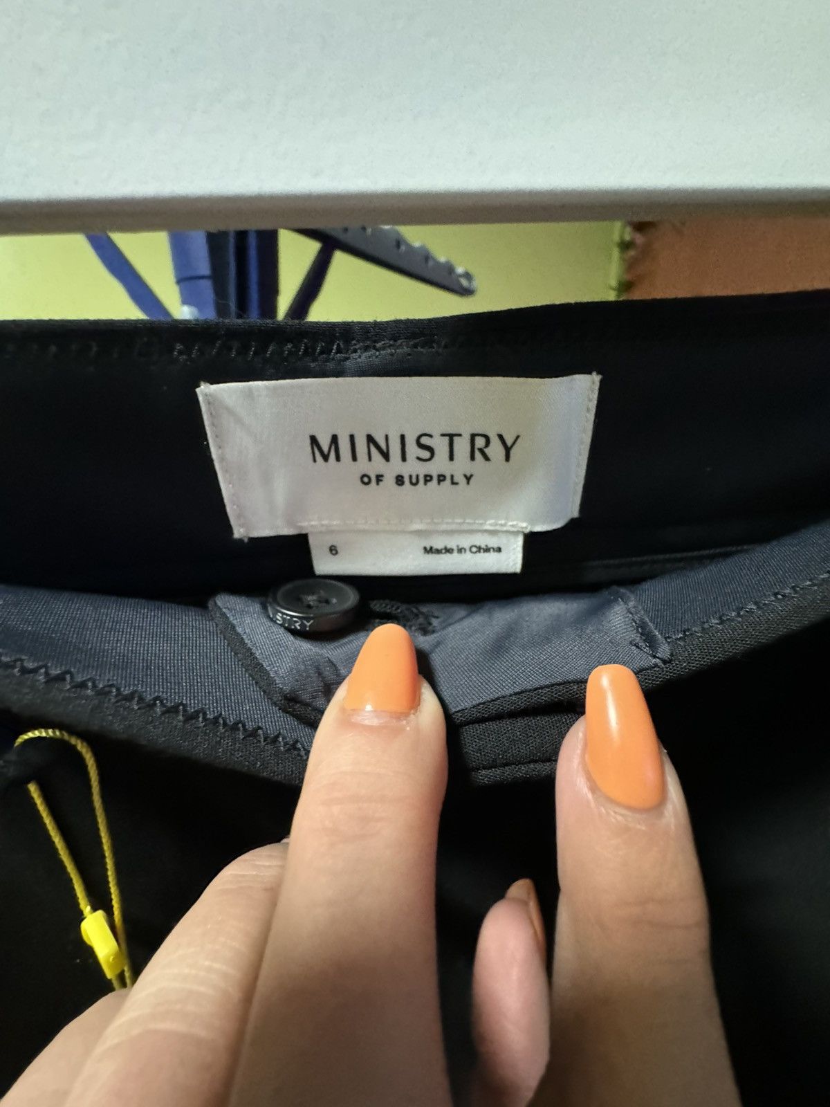 Ministry Of Supply Women’s Black Ministry Trousers NWT Size 6 Size 28" / US 6 / IT 42 - 3 Thumbnail