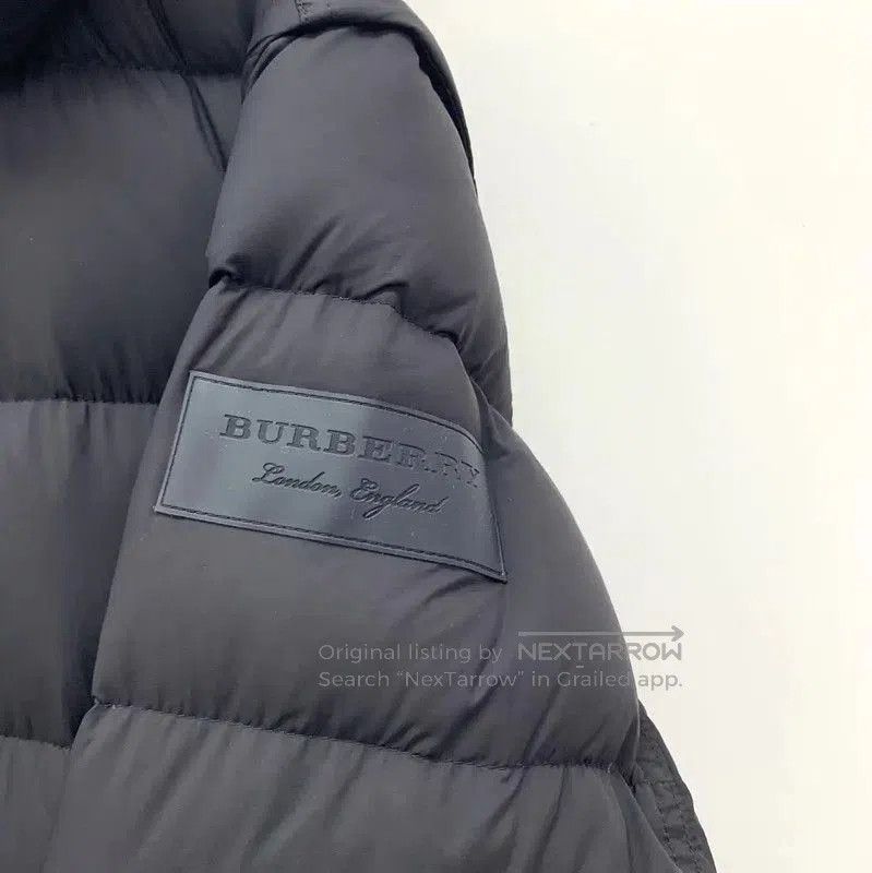 Burberry Burberry Men's Dark Blue Nylon Puffer Jacket. Size US L / EU 52-54 / 3 - 4 Thumbnail