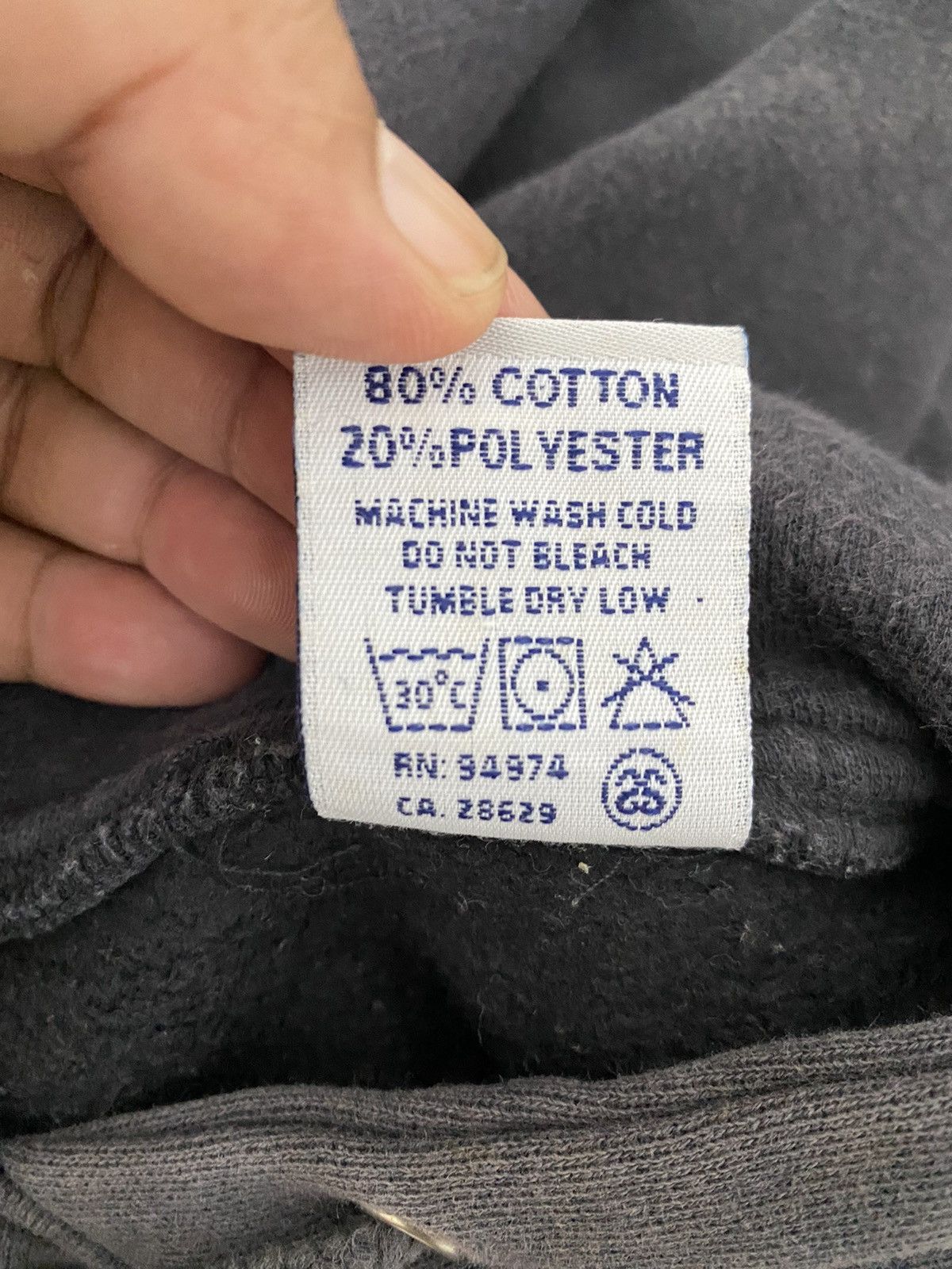Stussy STUSSY NO. 4 HOODIES THRASHED SUN DEFECT RARE Size US M / EU 48-50 / 2 - 7 Thumbnail
