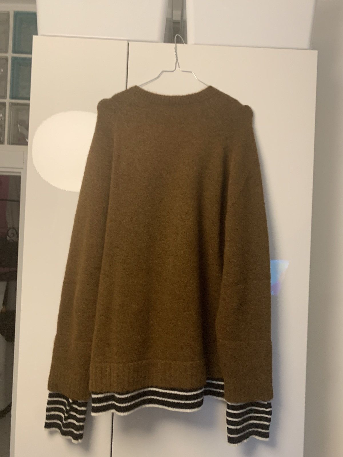 Haider Ackermann Pullover with striped cuffs Size US L / EU 52-54 / 3 - 5 Thumbnail