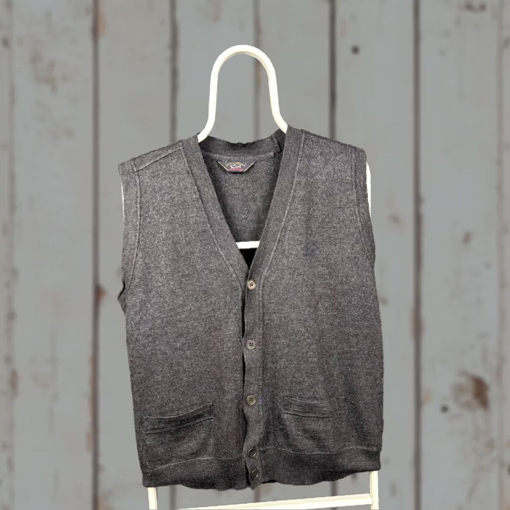 Paul & Shark Paul & Shark Wool Sweater Cardigan Knit Size L Gray Shirt Mens Size US L / EU 52-54 / 3 - 1 Thumbnail